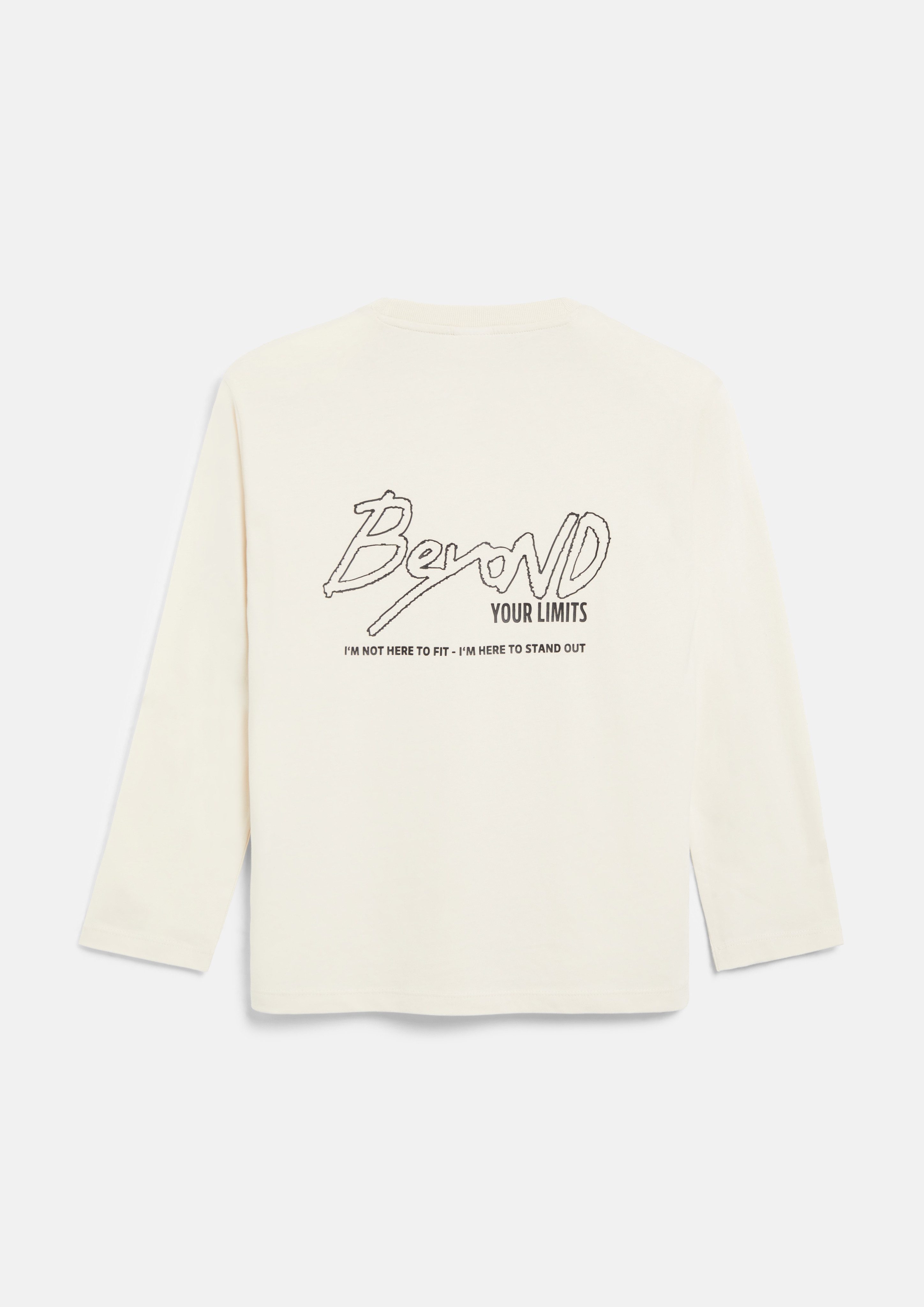 s.Oliver Junior Langarmshirt mit Prints / Rückenprint / für Boys