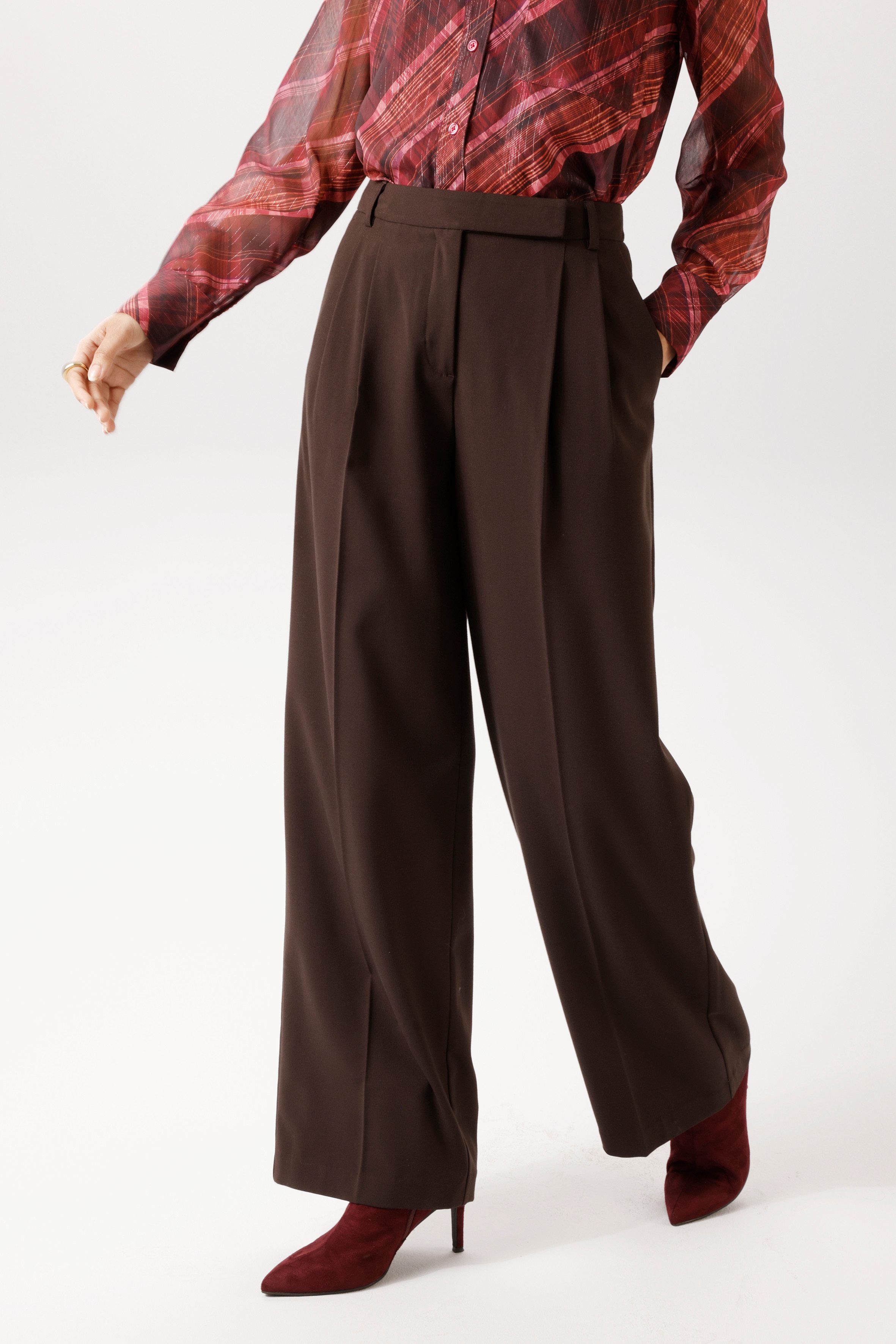 Aniston CASUAL Anzughose mit Bundfalten