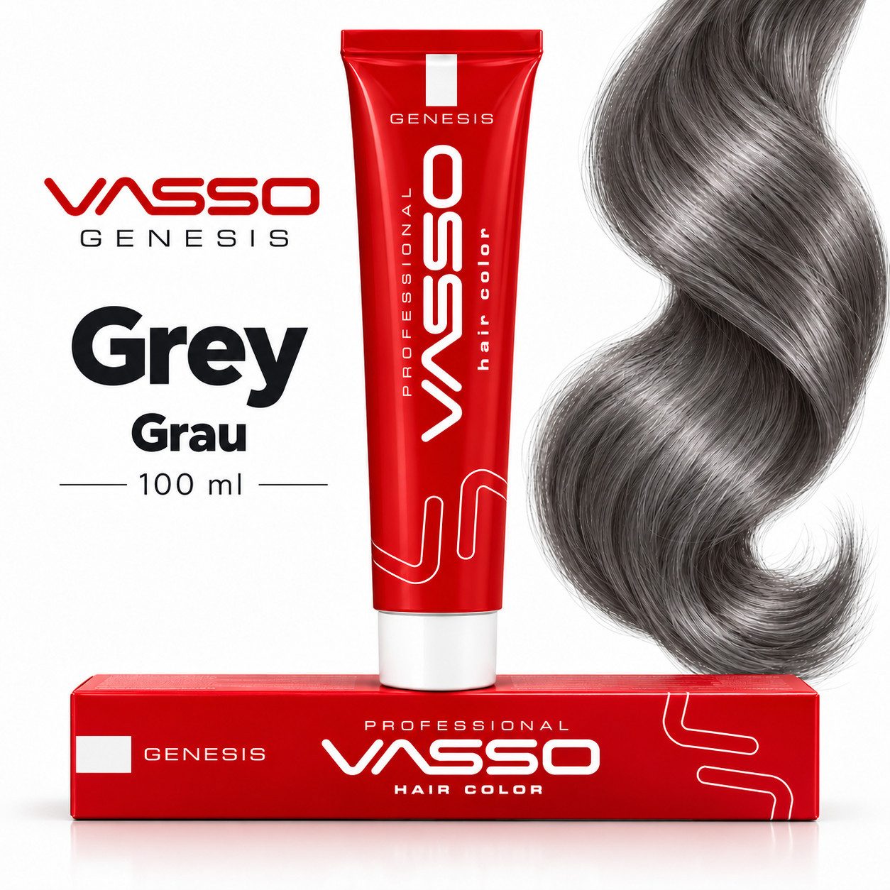 VASSO Haarfarbe VASSO Genesis professionelle Haarfarbe mit Keratin 100 ml 70 Farben