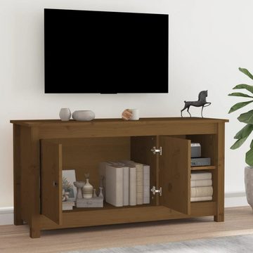 furnicato TV-Schrank Honigbraun 103x36,5x52 cm Massivholz Kiefer