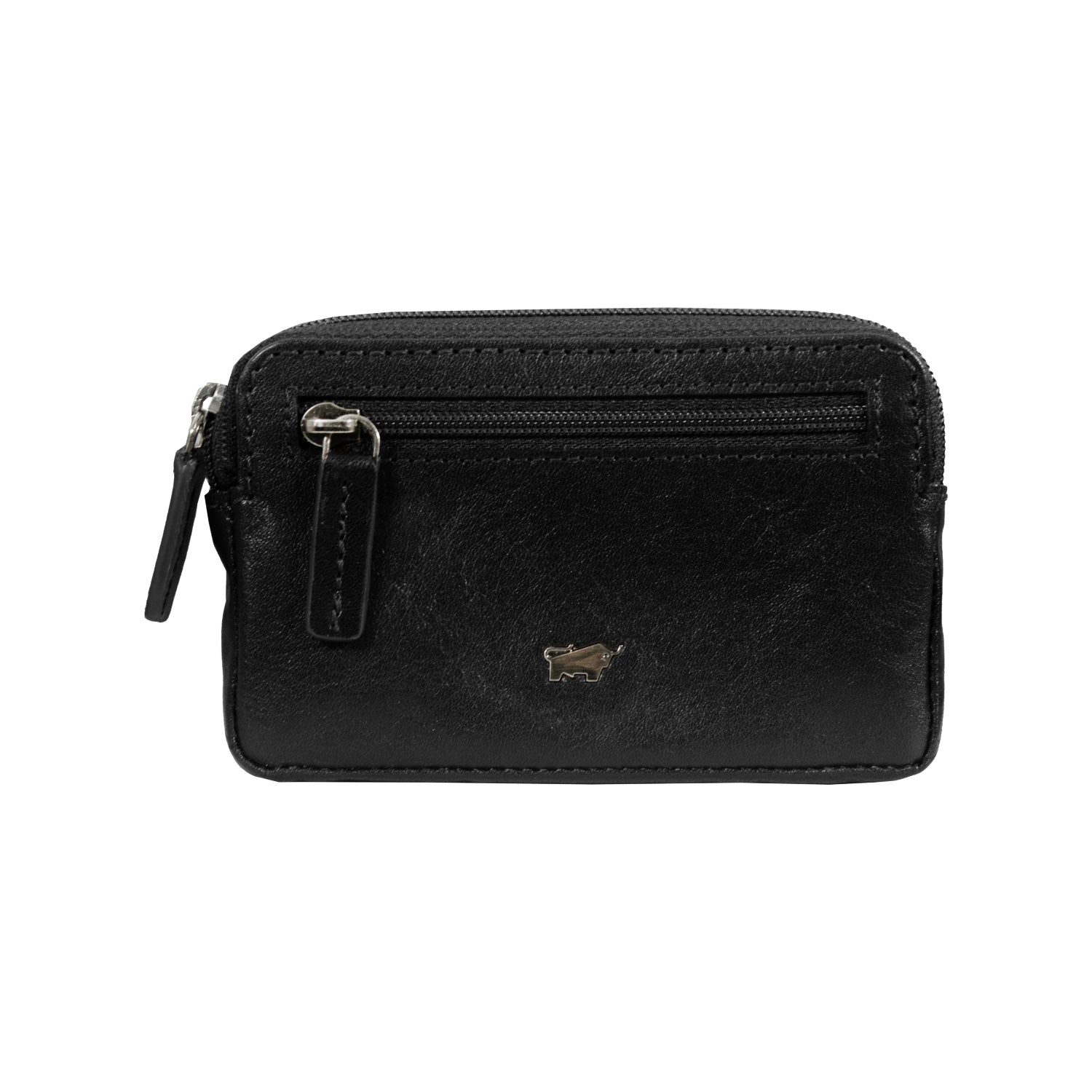Braun Büffel Schlüsseltasche COUNTRY Schlüsseletui M Zip schwarz