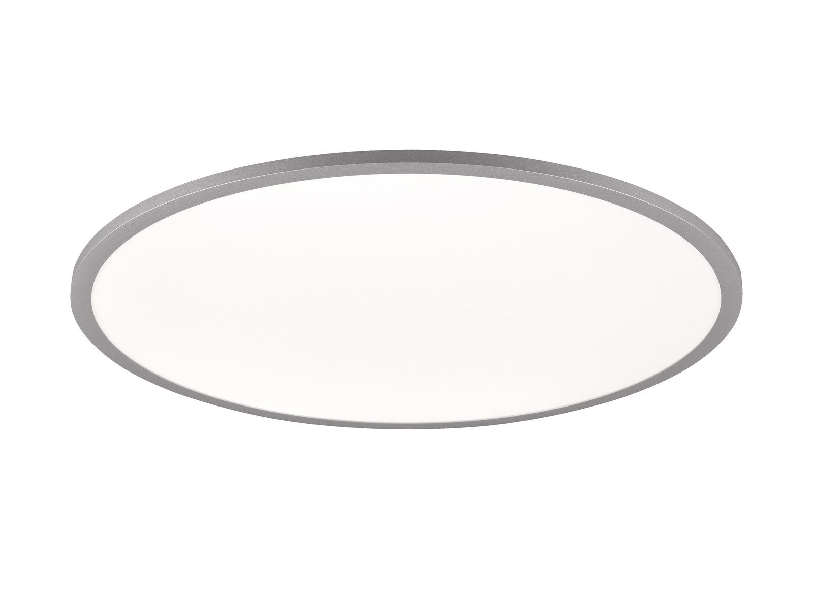 TRIO Leuchten LED Deckenleuchte, Dimmfunktion und Farbwechsel, LED fest integriert, stufenlos dimmbar über Fernbedienung, Warmweiß, Neutralweiß, Tageslichtweiß, Flache Tageslicht-Lampe mit indirekte-r Beleuchtung für Decke, Ø 60cm