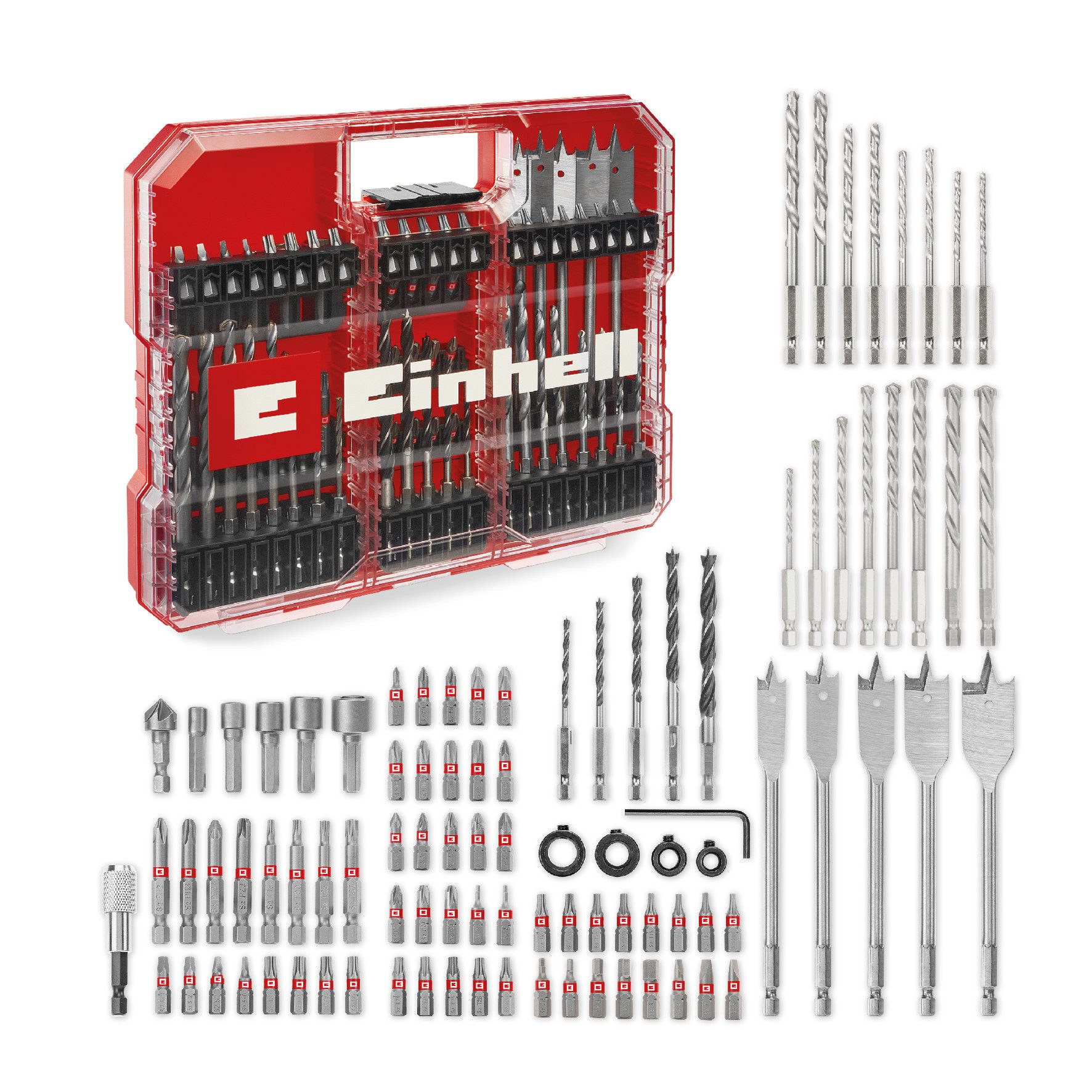 Einhell Bohrer- und Bitset XL-CASE, 95-tlg. günstig online kaufen
