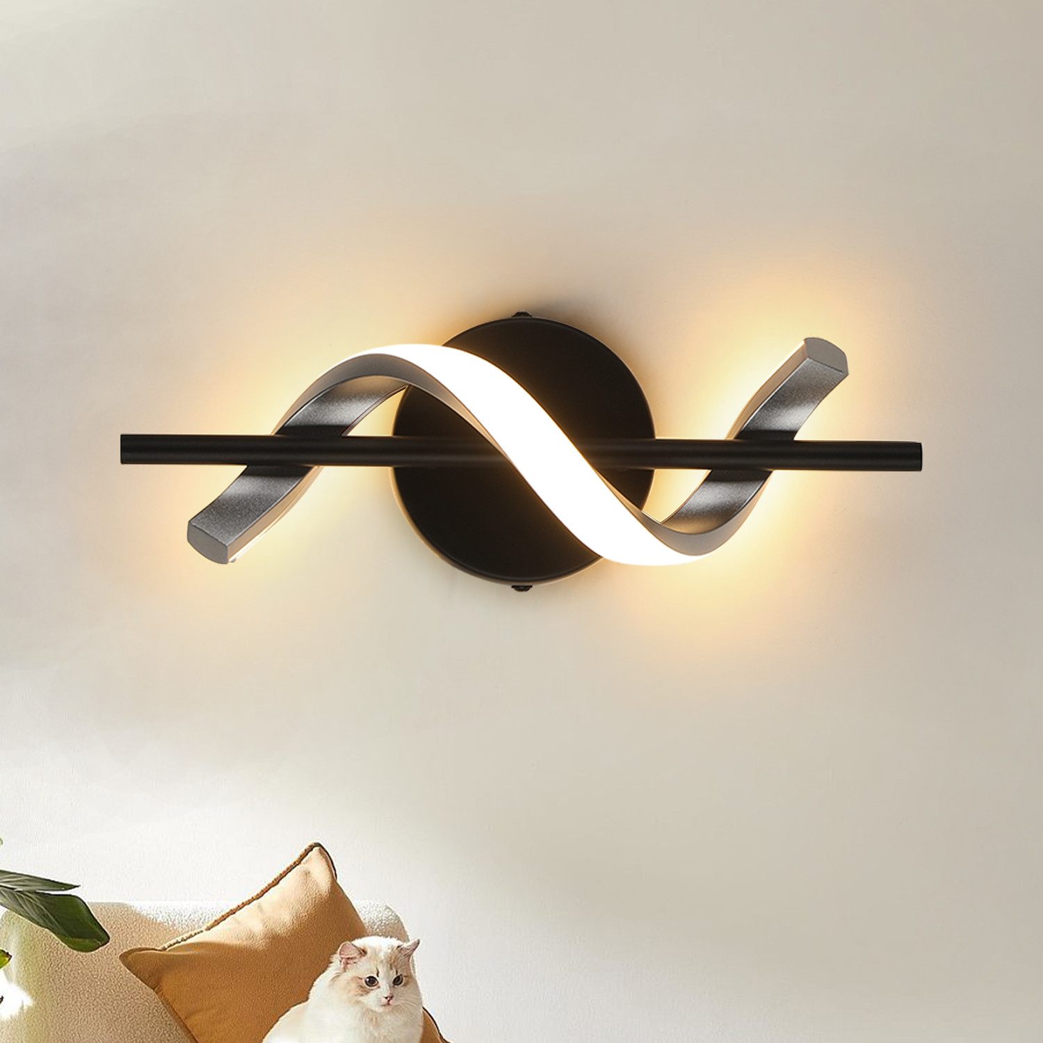 WILGOON LED Wandleuchte 12W LED Wandleuchte günstig online kaufen