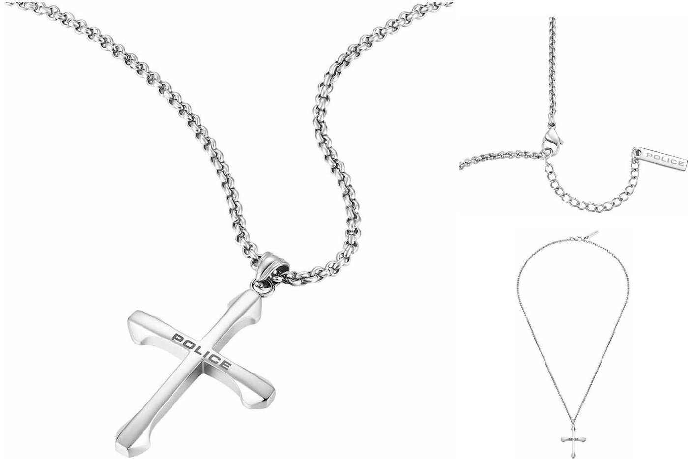 Police Edelstahlkette Police Herrenhalsb... Police Edelstahlkette Police Herrenhalsb...