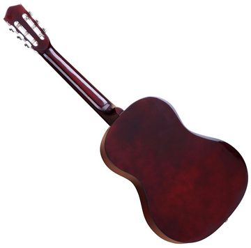 Classic Cantabile Konzertgitarre AS-861 Klassikgitarre, 4/4, Set mit Tasche, Schule, Stimmpfeife, Plektren, Saiten