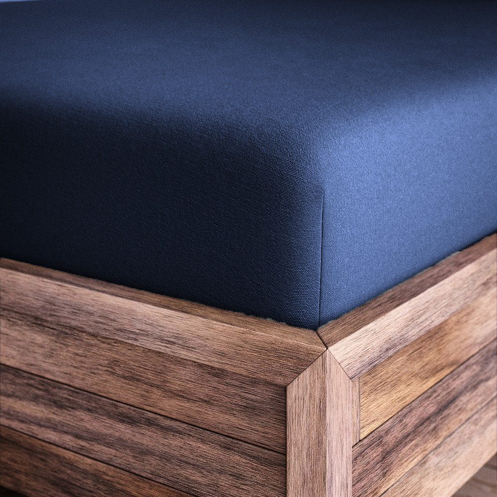 Wolkenfeld Spannbettlaken Boxspringbett Bettlaken - Spannbetttuch für Matratzen bis 40cm, Jersey, Gummizug: rundum, (1 Stück), Elastisch & Rutschfest: 90x200, 1 – Bild 2 von 5