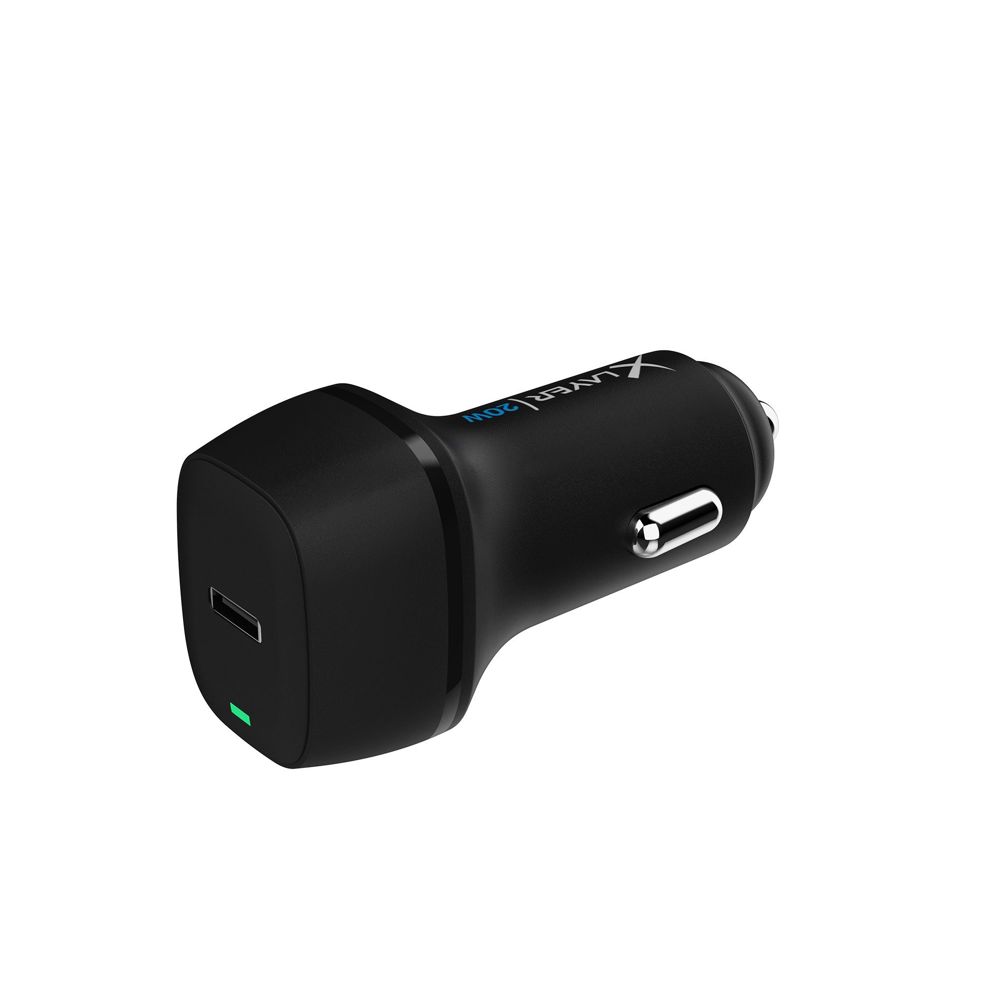 XLAYER Kfz-Ladegerät USB-C PD 20W Adapter Schnellladegerät KFZ-Netzteil