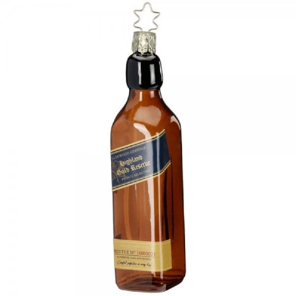 Christbaumschmuck Inge Glas Christbaumschmuck Gold Reserve Whisky (13cm)