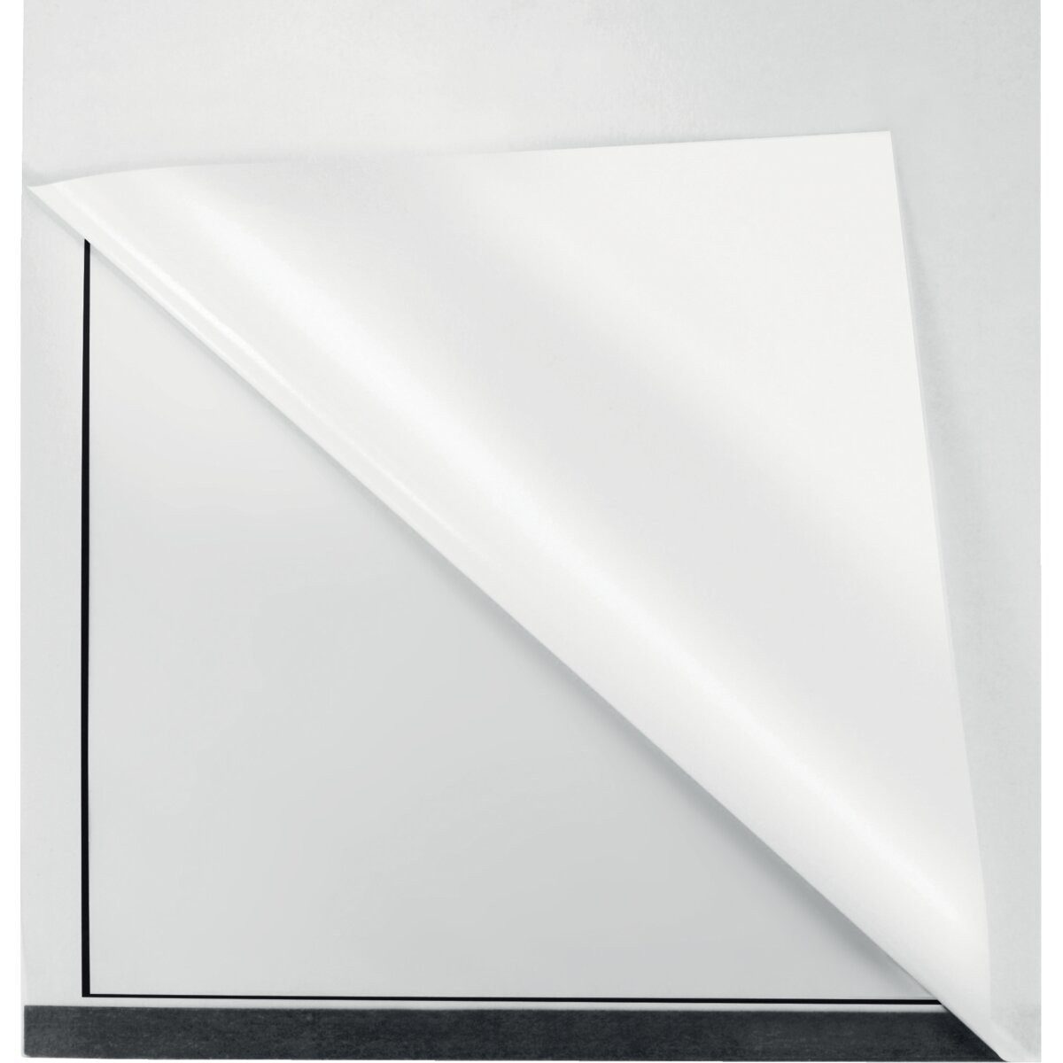 FRANKEN Prospekthülle Aushangrahmen PRO A3 selbstklebend schwarz 2 Stück