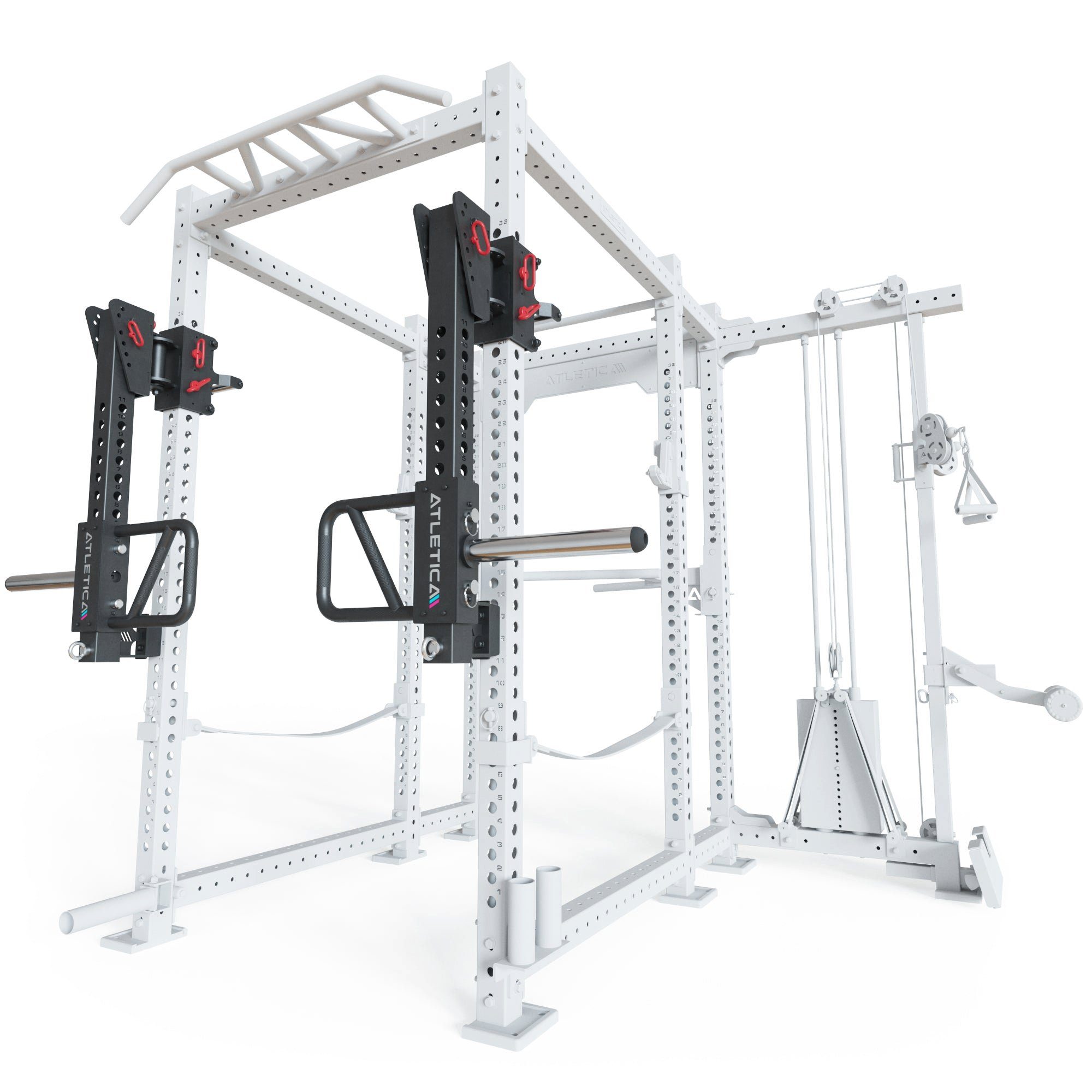 Stahlprofil, Rack mm Power 110 ATLETICA cm 54 75x75x3 Arms, kg, R8-Jammer