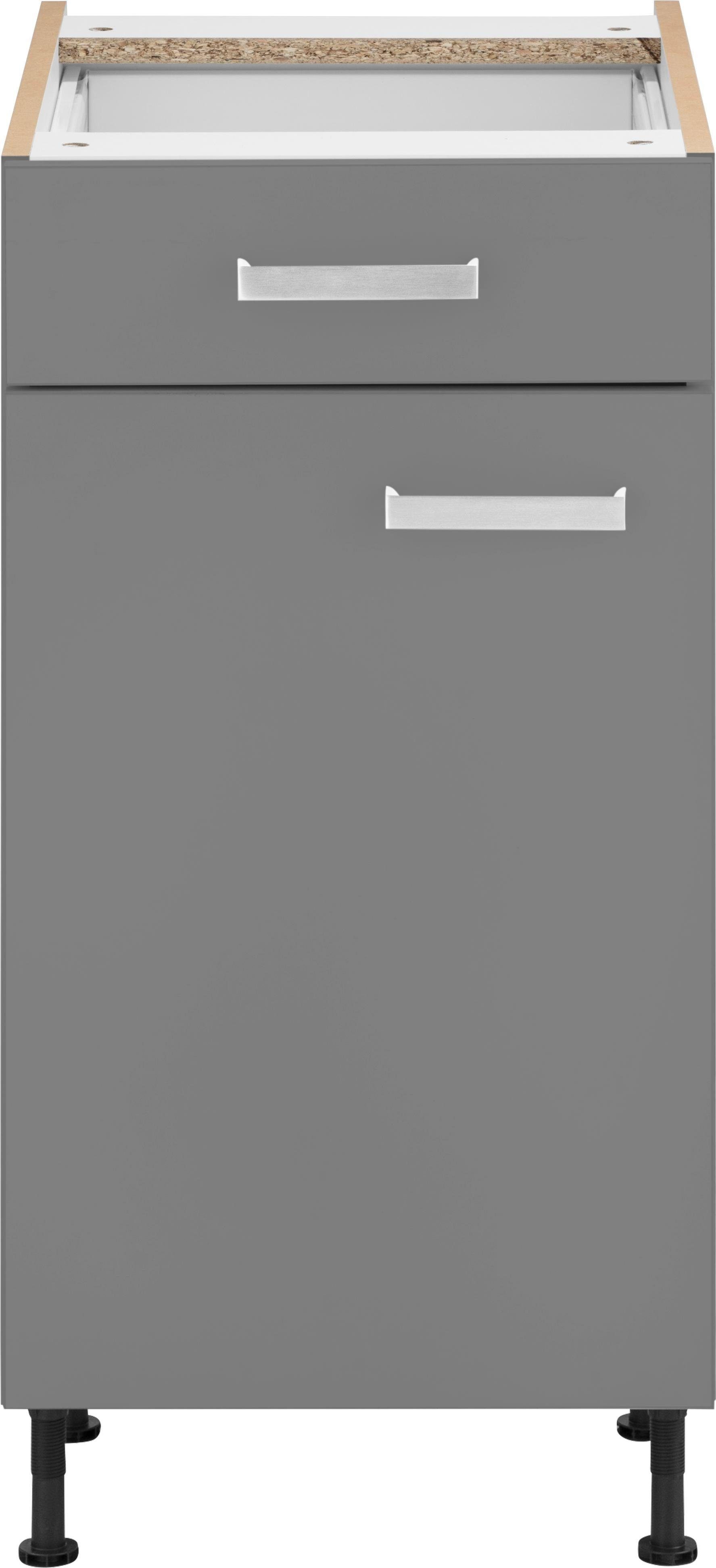 basaltgrau Unterschrank cm 40 OPTIFIT | Parma basaltgrau Breite
