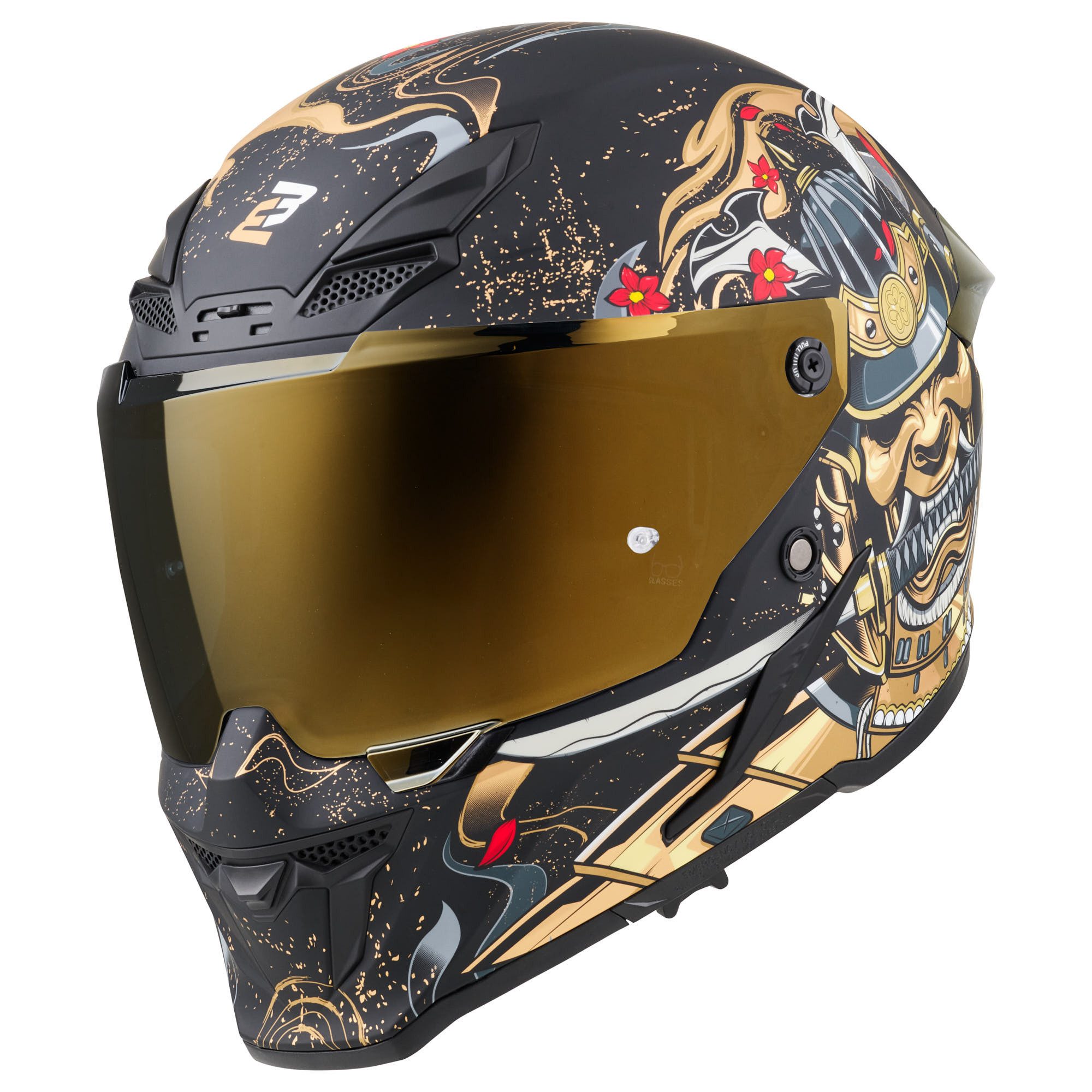 Bogotto Motorradhelm Blade Armour Helm, Notfallsystem-polsterung (eqrs),geeignet Für Brillenträger,vorber