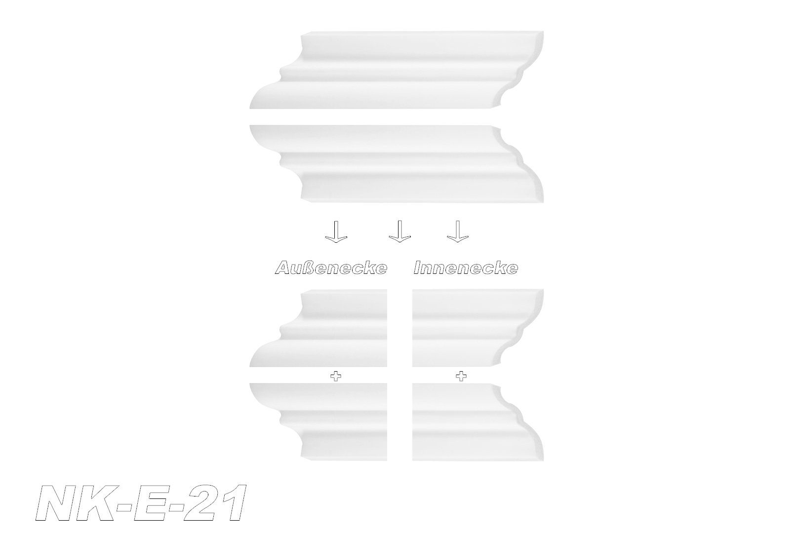 marbet design Stuckleiste E-21, Innen- & günstig online kaufen
