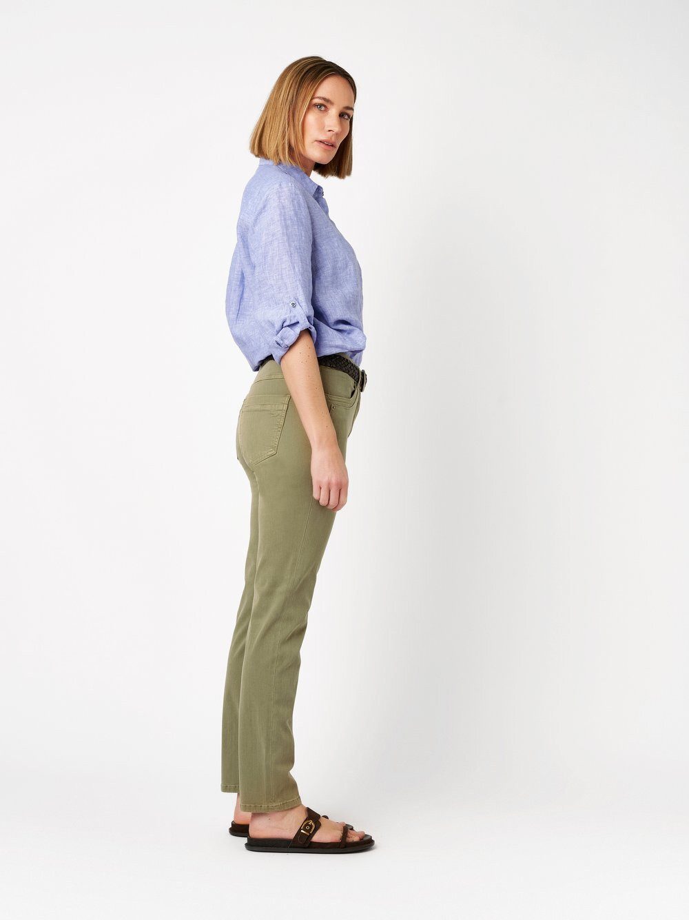 TONI Slim-fit-Jeans Be Loved mit hohem Bund