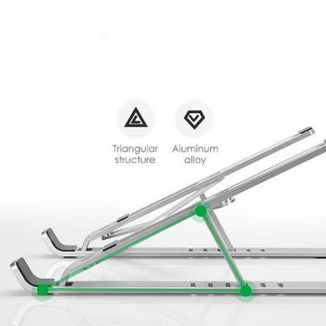 Tech-Protect Verstellbarer Aluminium Laptop-Ständer für bis zu 16 Zoll Tablet-Halterung