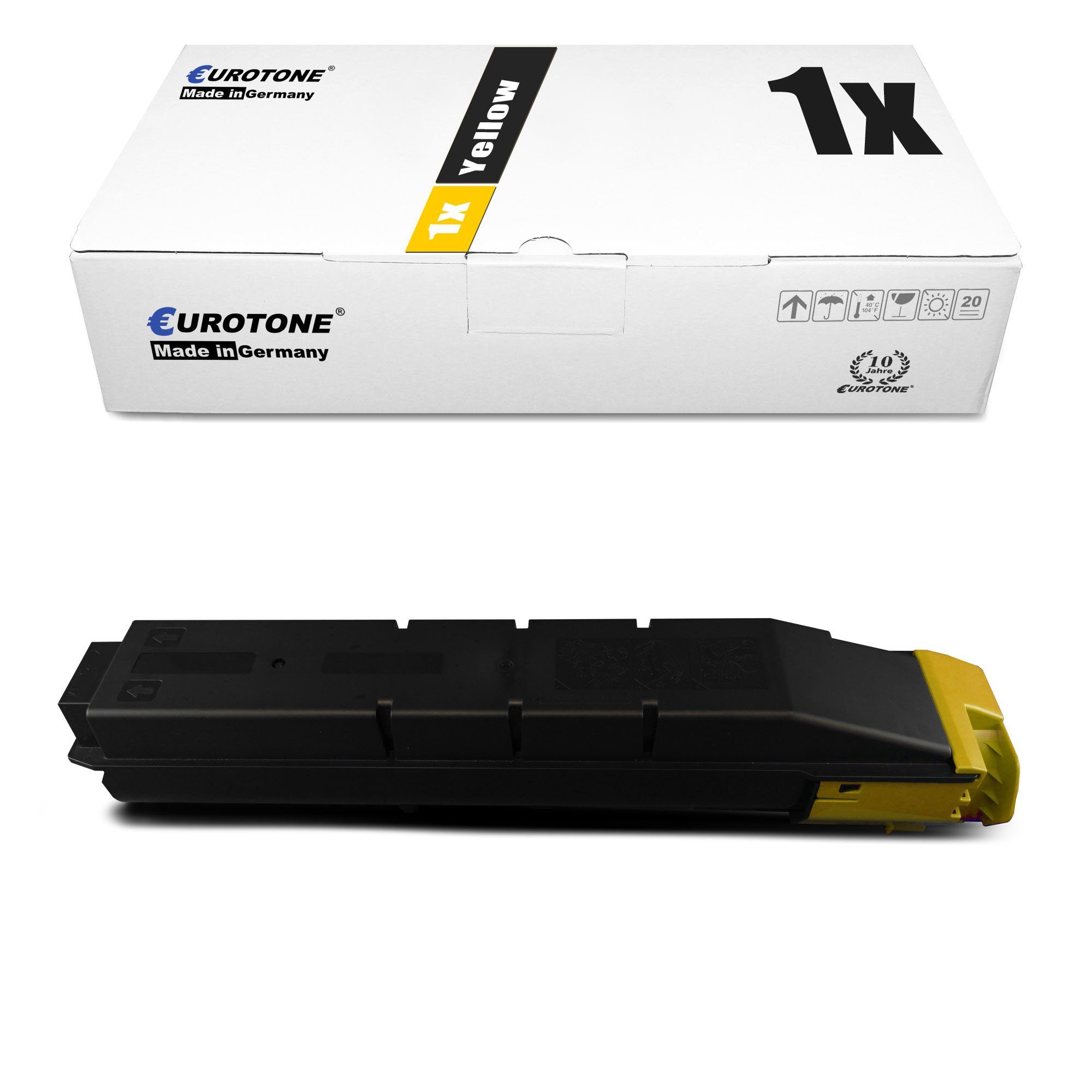 Eurotone Tonerkartusche TK-8705Y 1T0T2K9ANL0 Toner ersetzt Yellow Kyocera