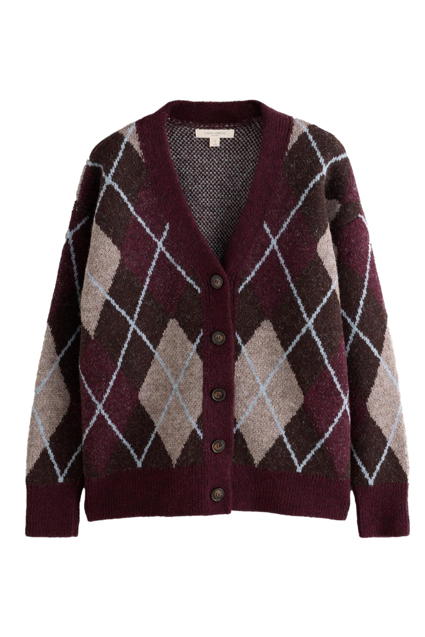LAURA ASHLEY Strickjacke Laura Ashley Boyfriend-Strickjacke, V-Ausschnitt (1-tlg)