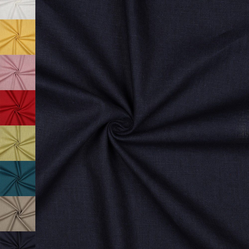 MAGAM-Stoffe Stoff "Julia", Leinenstoff aus 100% Leinen ÖKO-TEX Meterware ab 50cm
