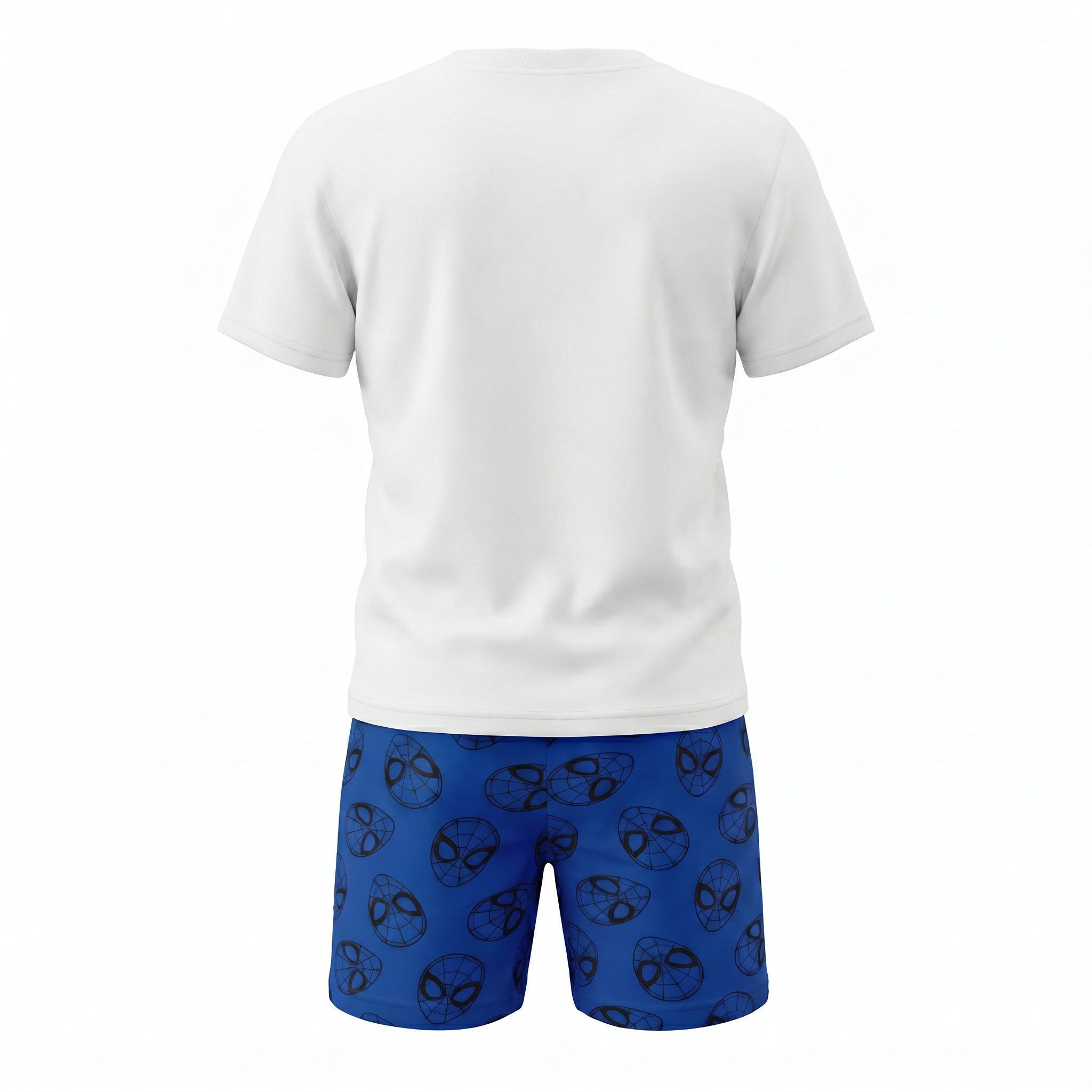 MARVEL Schlafanzug Marvel Spiderman Kinder kurz Pyjama Schlafanzug Shorts Shirt (Packung) Gr. 98 bis 128, Baumwolle