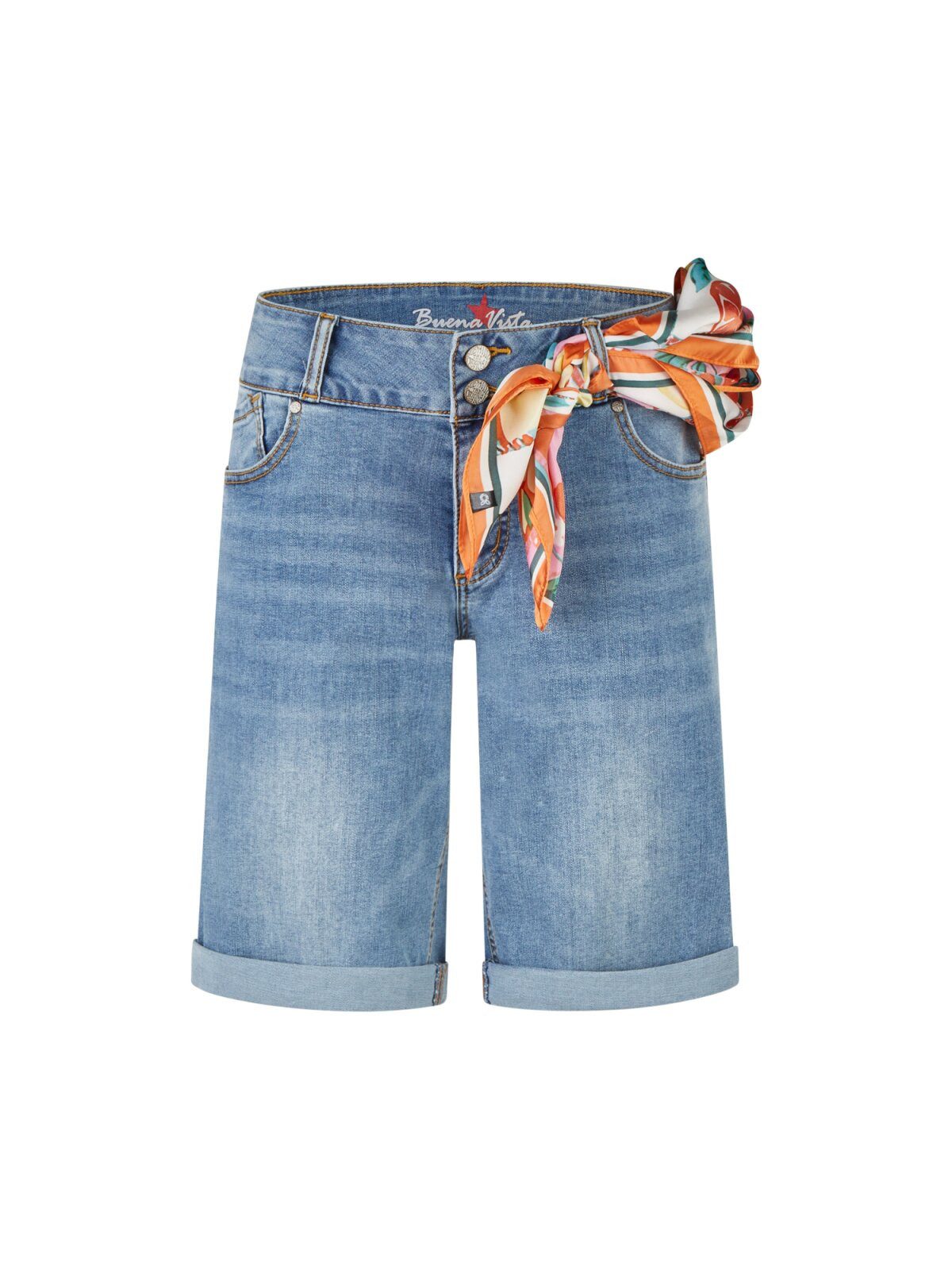 Buena Vista Shorts Tummyless-Short stretch denim - Jeansshorts - Shorts Damen