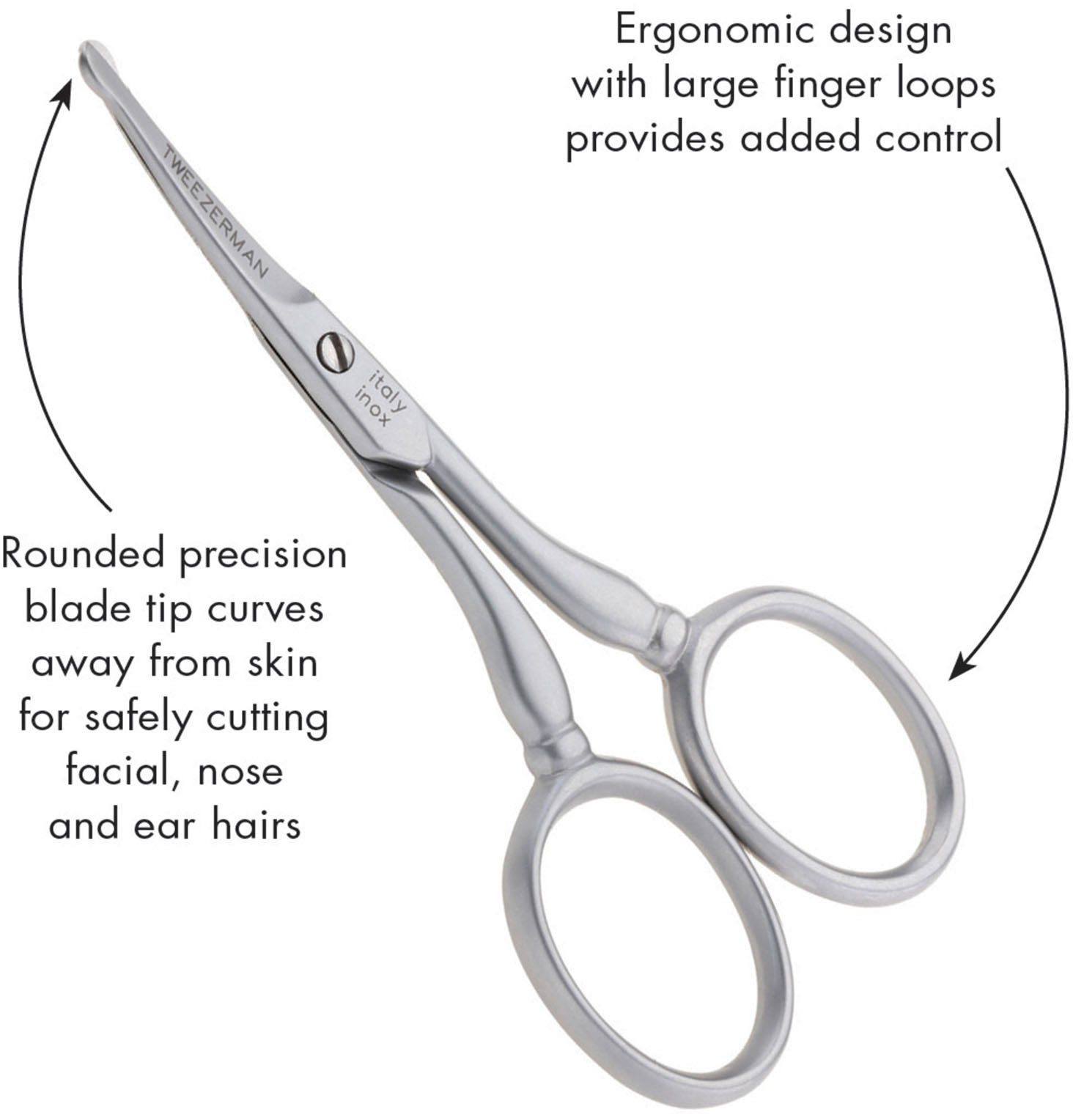 Facial TWEEZERMAN GEAR Hair Nasenhaarschere Scissors