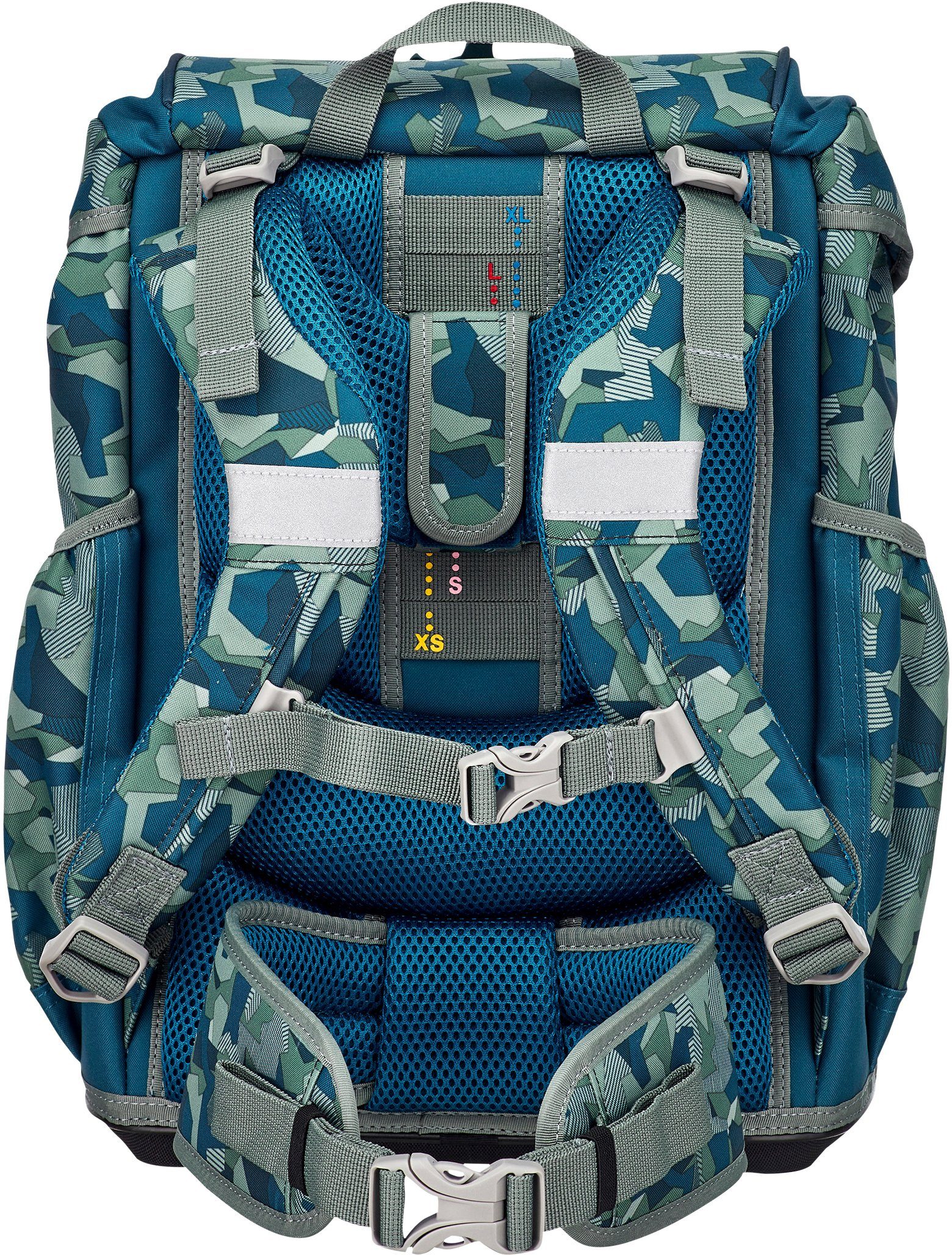 DerDieDas® Schulrucksack ErgoFlex, Monstertruck (Set, 5-tlg)