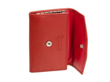 Esquire Geldbörse rotes Schlüsseletui Schlüsseltasche mit Haken (kein Set)