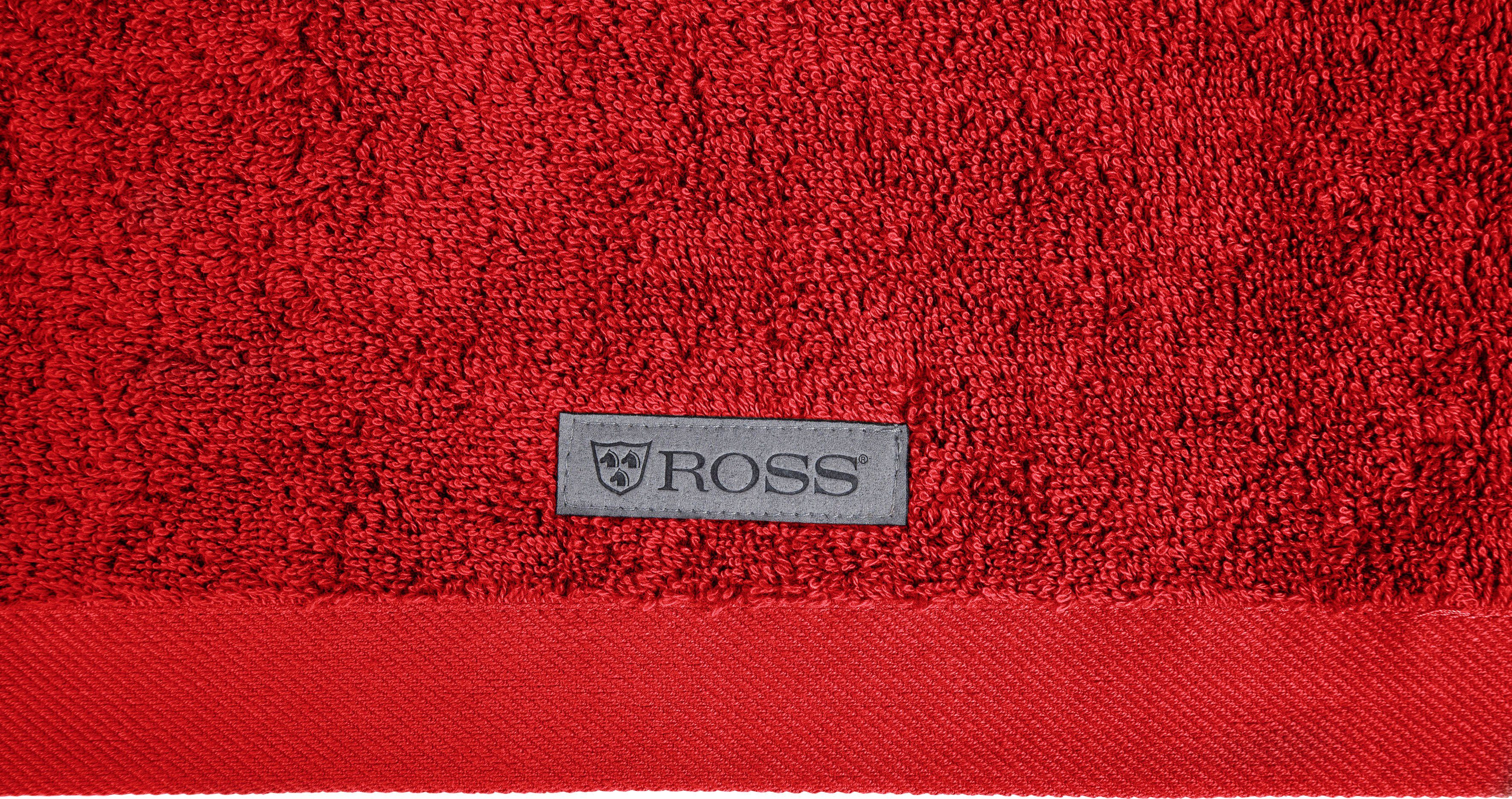 ROSS Waschhandschuh Sinfonie, (6-St), in modernen Unifarben