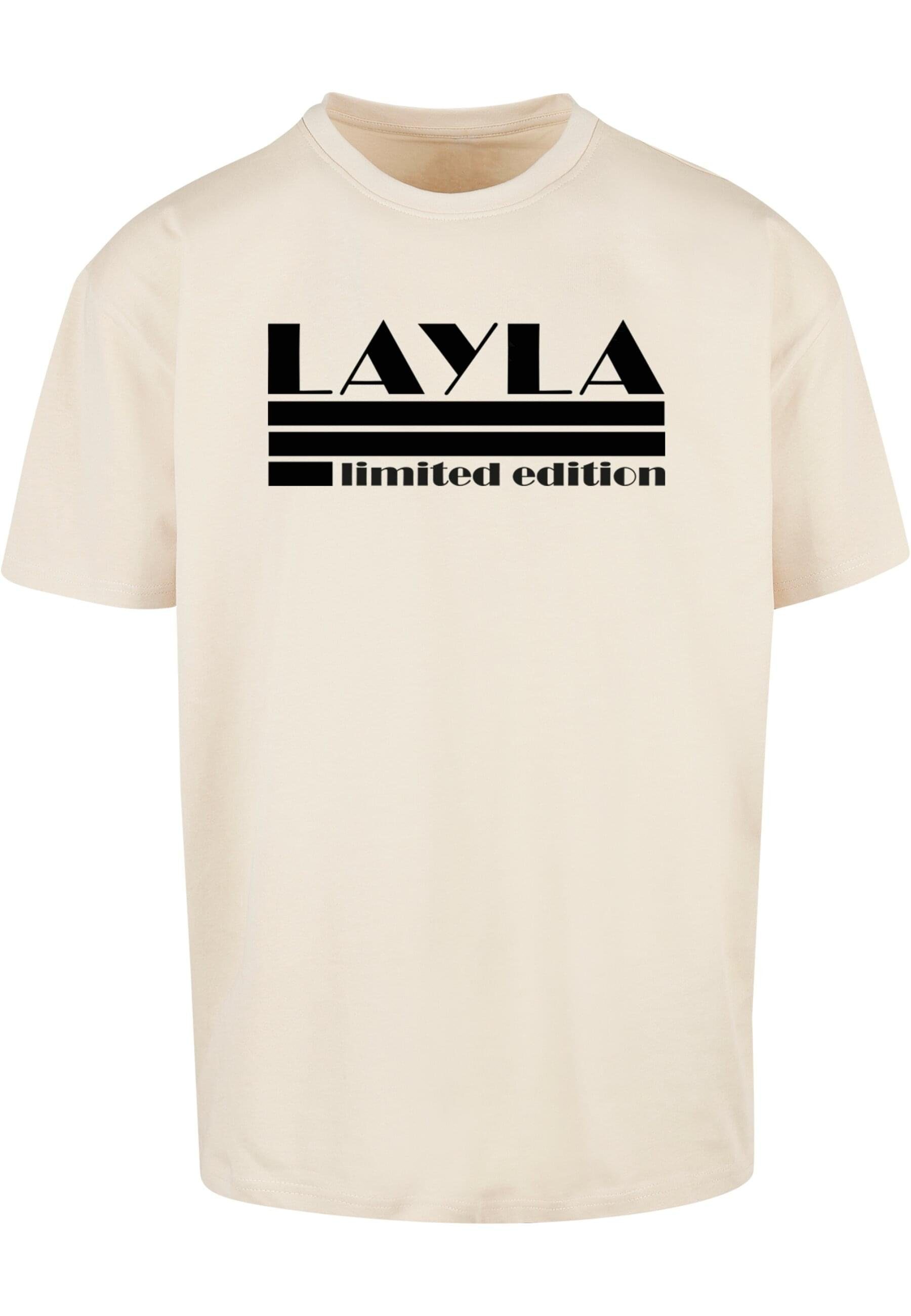 Merchcode T-Shirt Herren Layla - Limited Edition Oversize Tee (1-tlg) sand