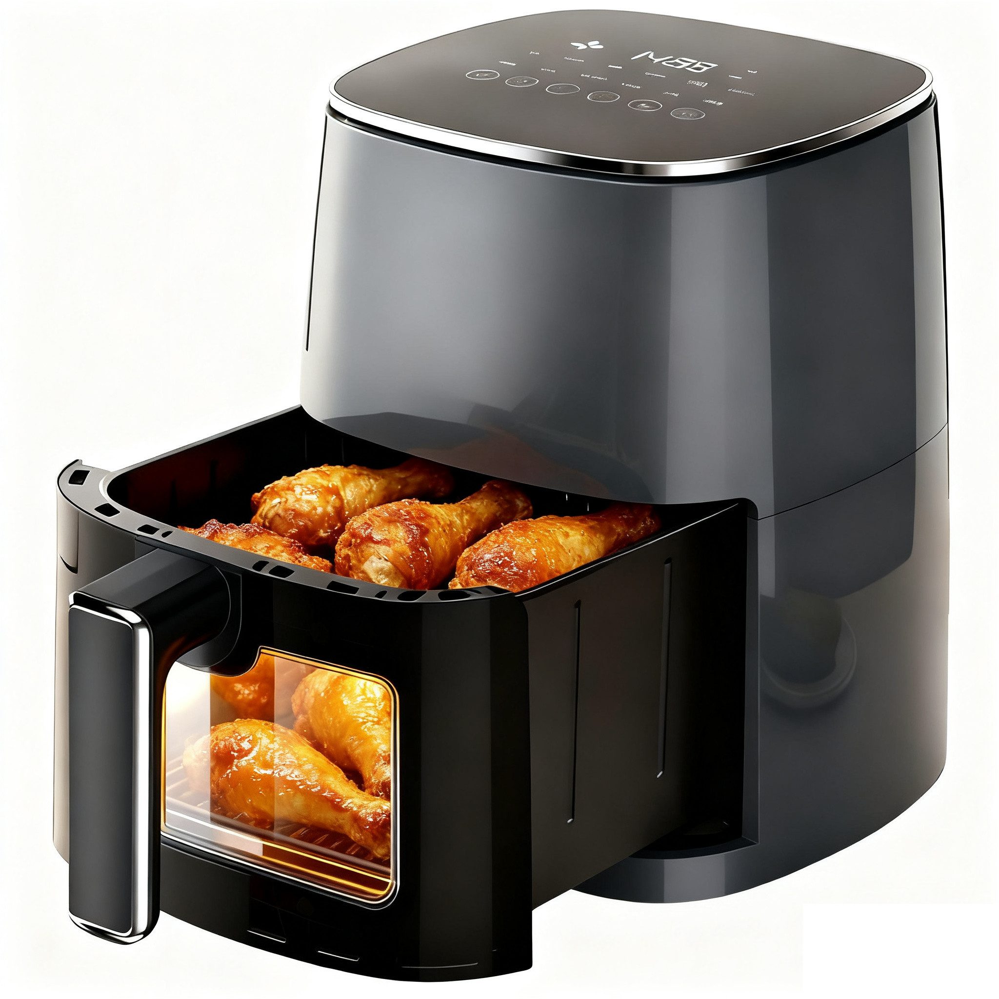 AIMAX Heißluftfritteuse 6L Ohne Öl Air Fryer Heizluft Fritteuse LED-Touchscreen 12 Programme, 1700 W, Airfryer Einstellbare Zeit/Temperaturregelung für Luftbraten, Braten