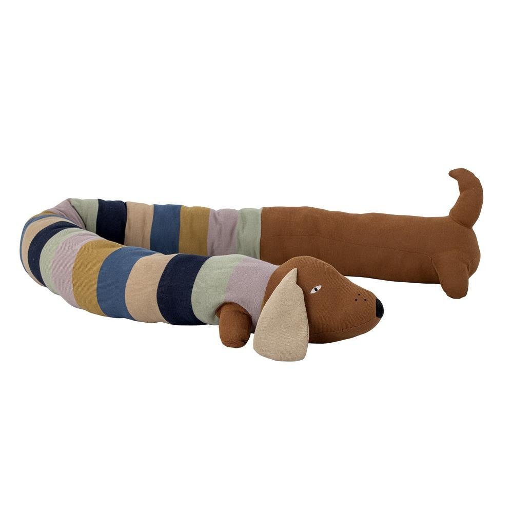 Bloomingville Kuscheltier Charlie, Stofftier Hund 2m Baumwolle Zugluftstopp günstig online kaufen