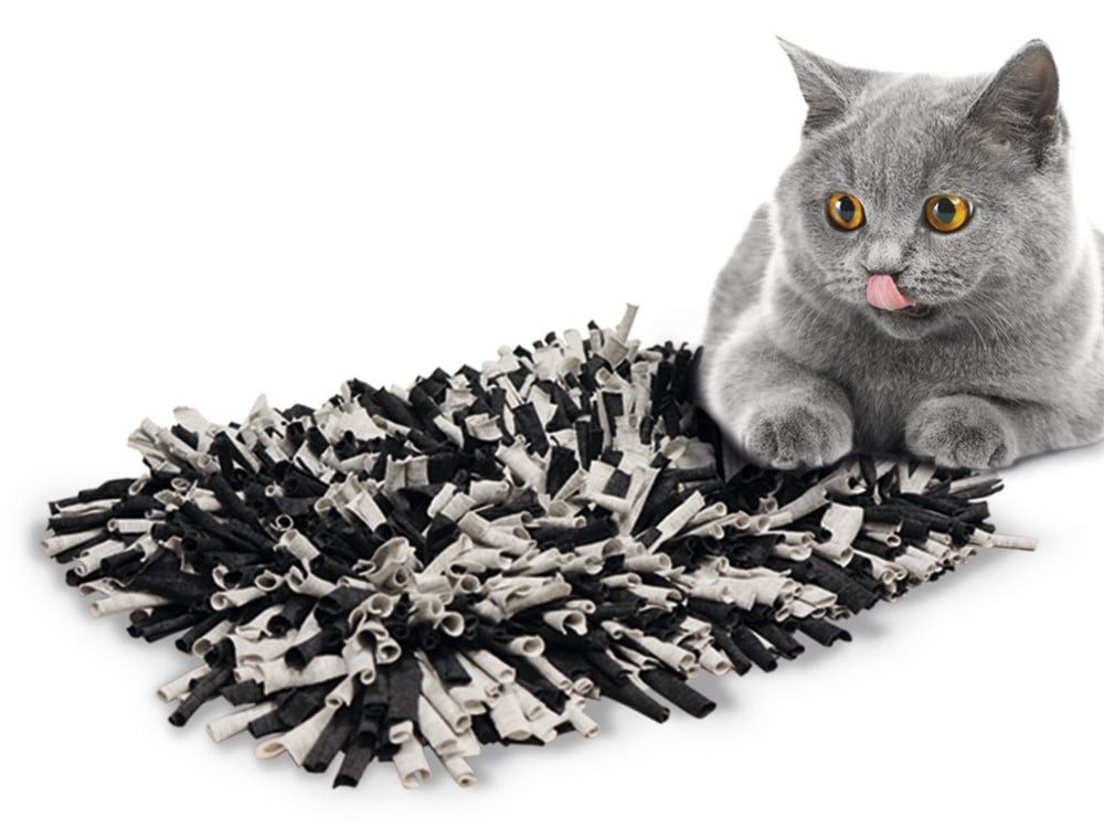 Nobby Schnüffelteppich Nobby Schnüffelmatte 56 x 44 cm grau-schwarz, Kunststoff