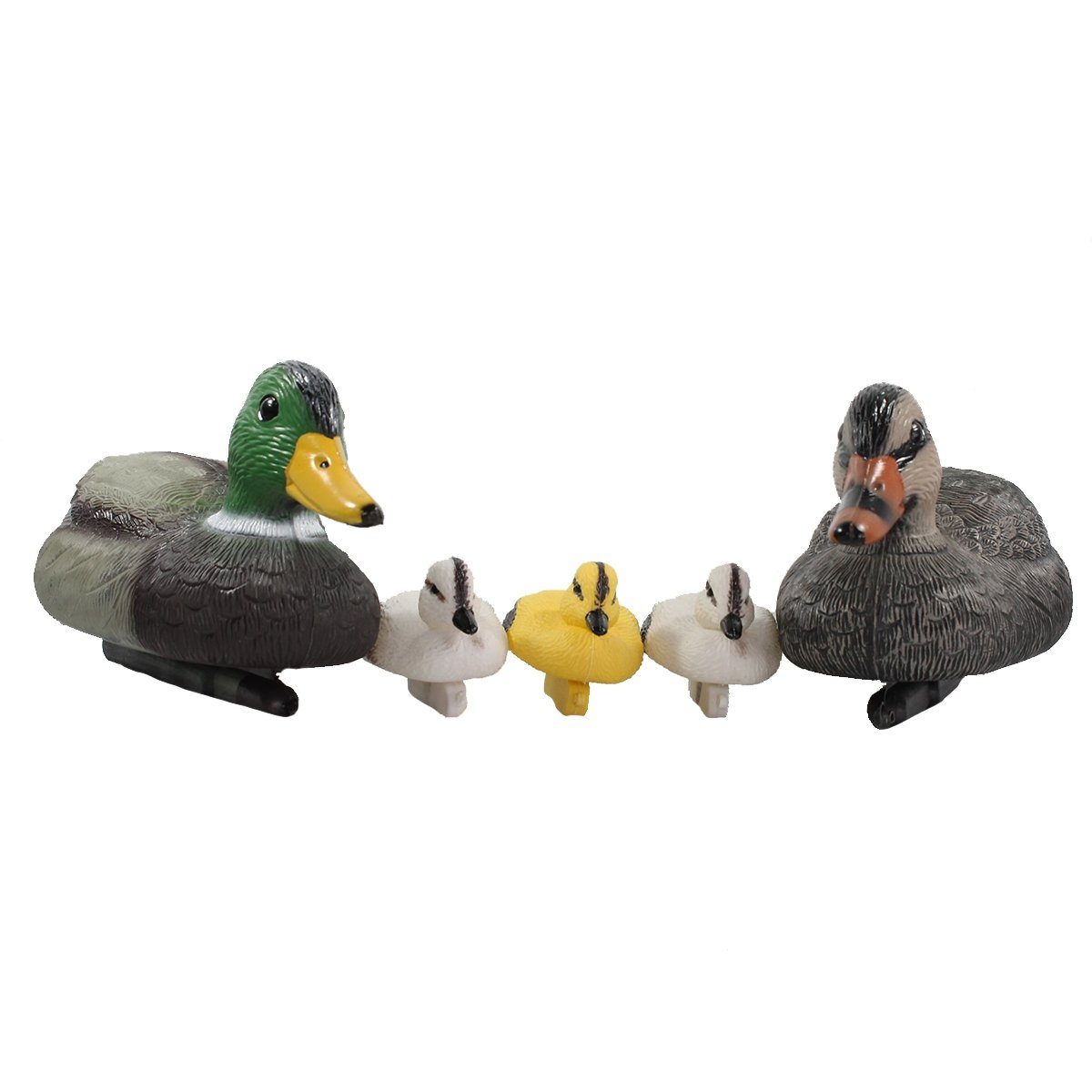 colourliving Teichfigur Schwimm Ente Schwimmenten-Familie 5er günstig online kaufen