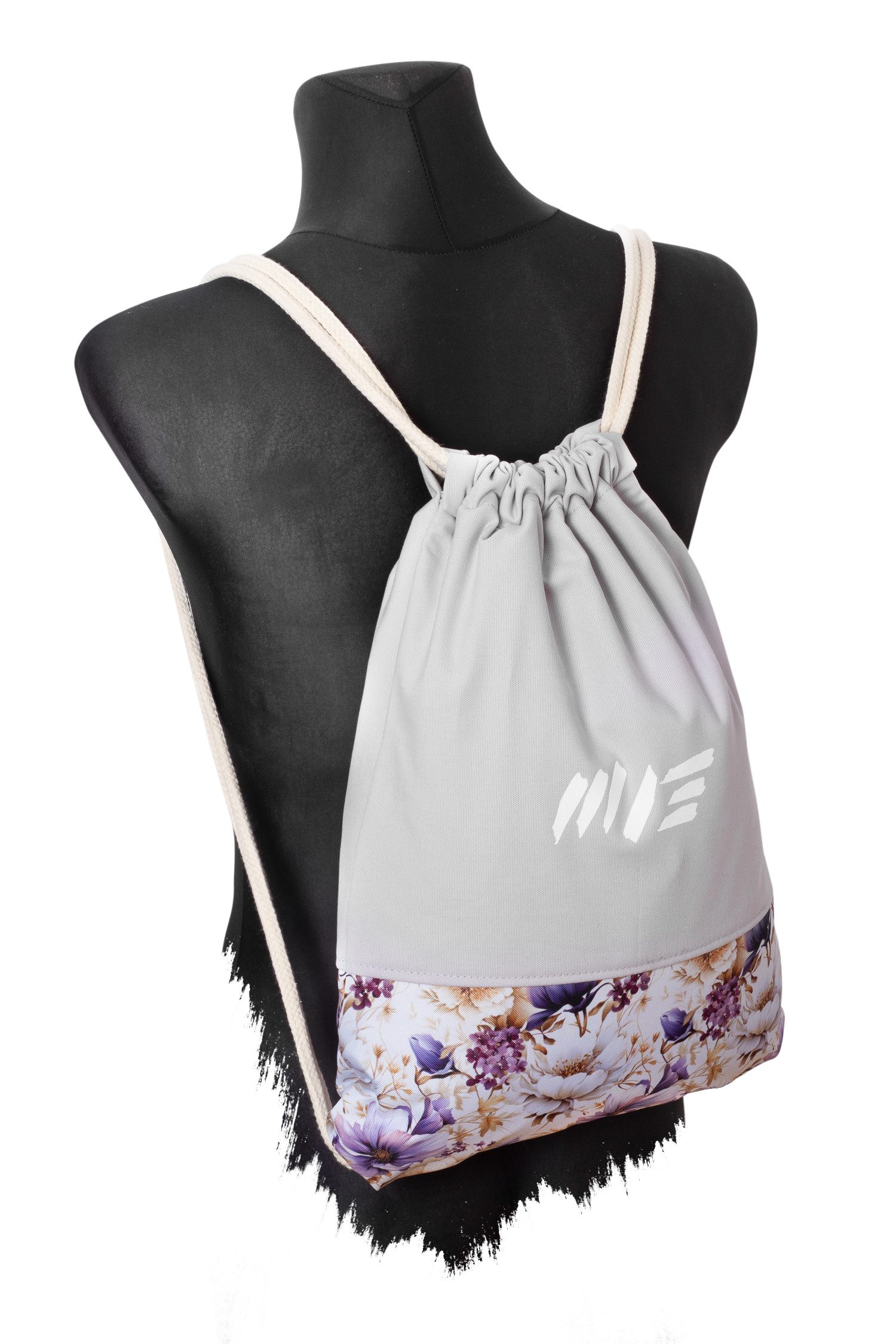 Manufaktur13 Turnbeutel Floral Sports Bag - Sportbeutel, Gymbag, mit Blumenmuster