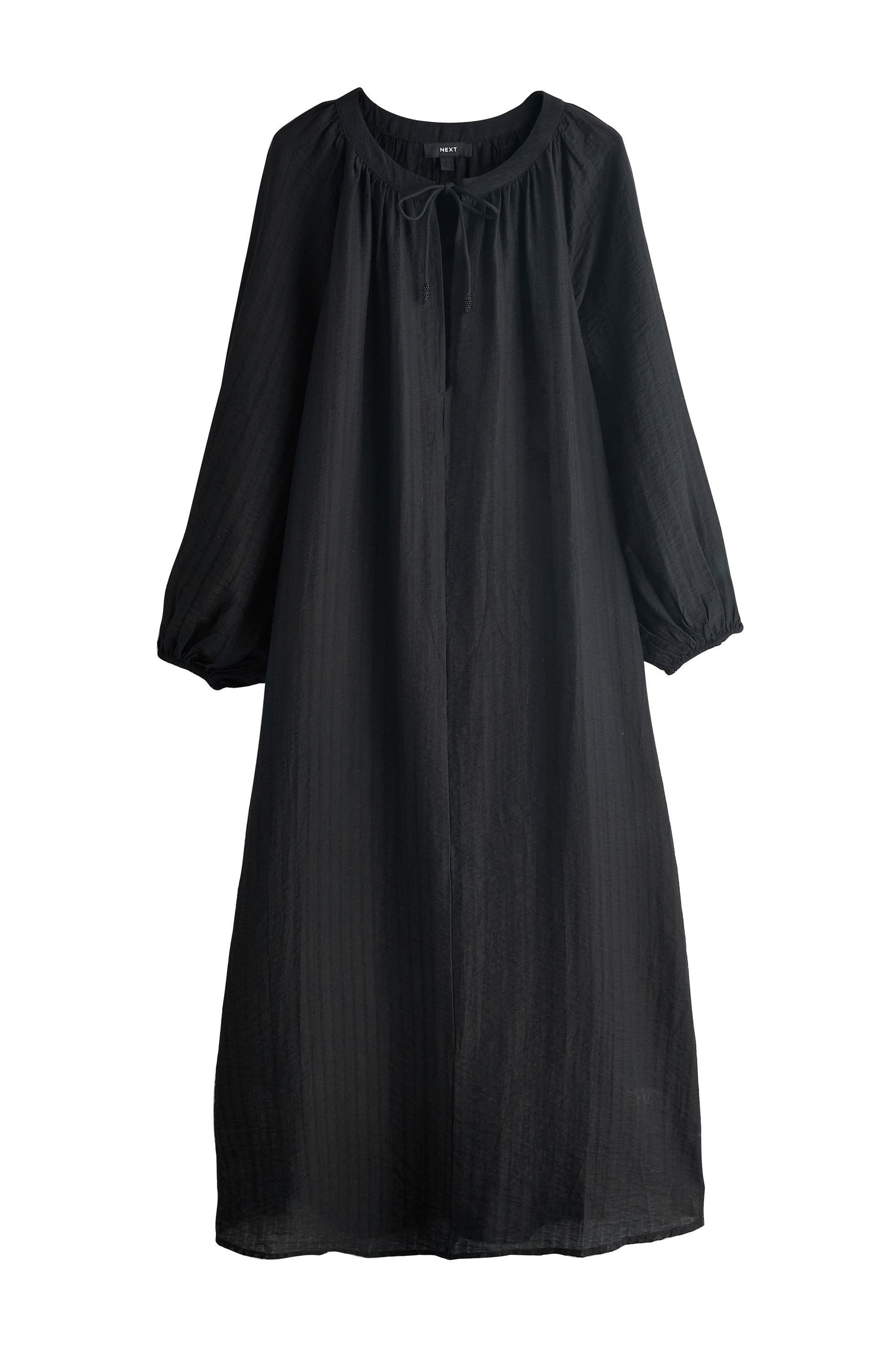 Next Maxikleid Maxikaftan mit langen Ärmeln (1-tlg)