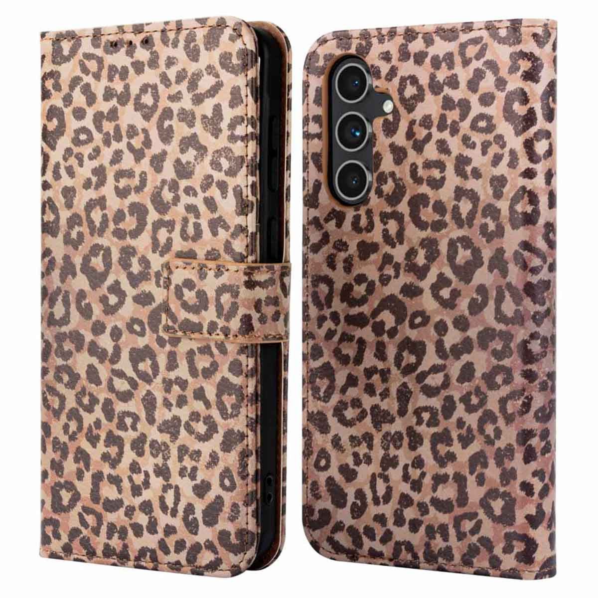 imoshion Smartphone-Mappe imoshion Design Klapphülle Samsung Galaxy A54 (5G) - Leopard Mood