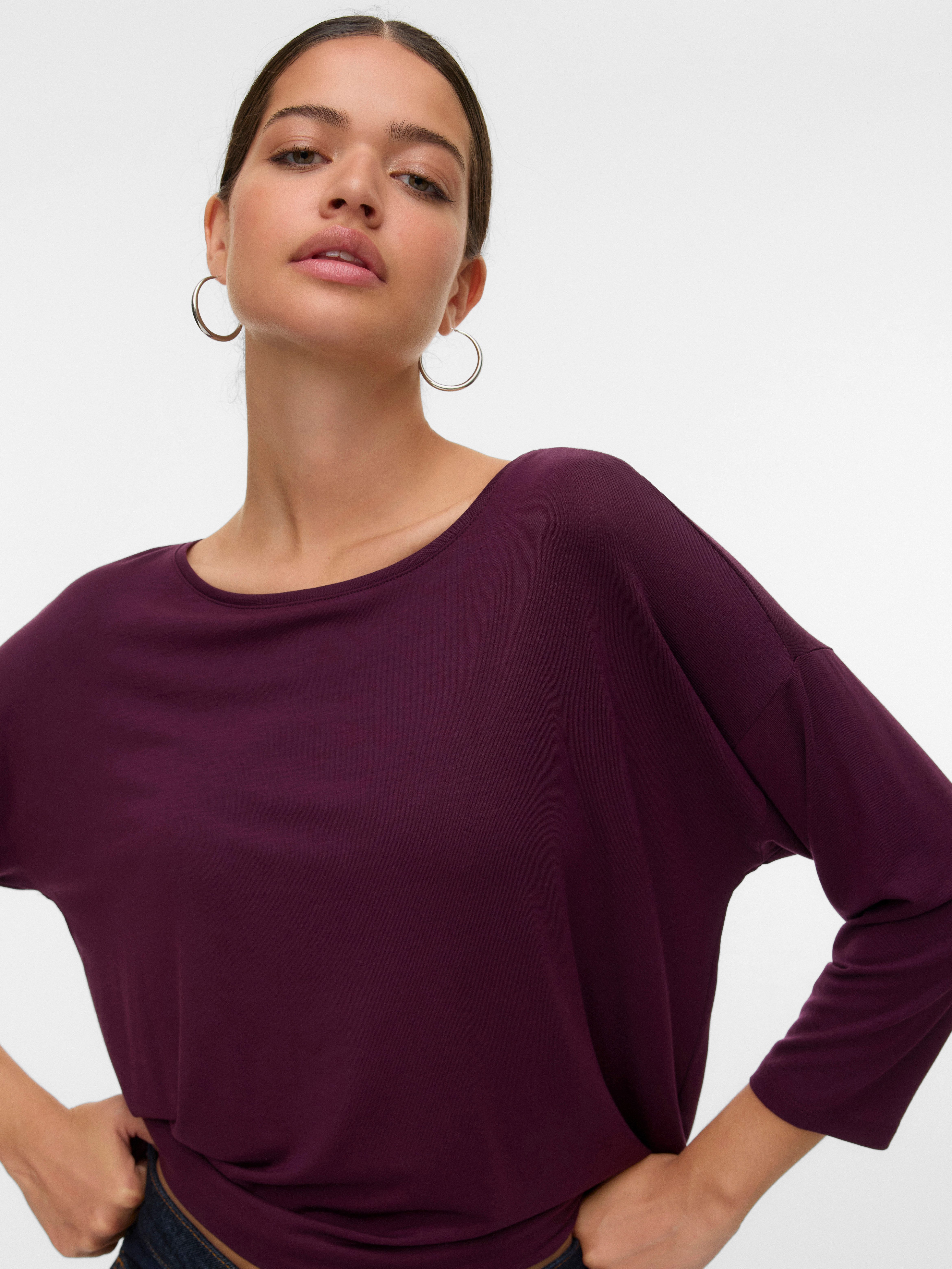 Vero Moda 3/4-Arm-Shirt VMAVA 3/4 TOP günstig online kaufen