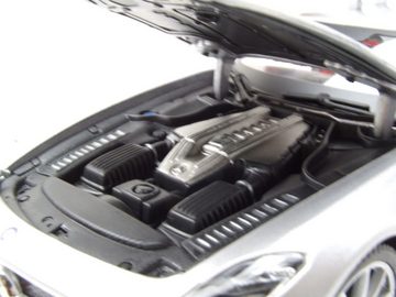 Maisto® Modellauto Mercedes SLS AMG silber Modellauto 1:18 Maisto, Maßstab 1:18