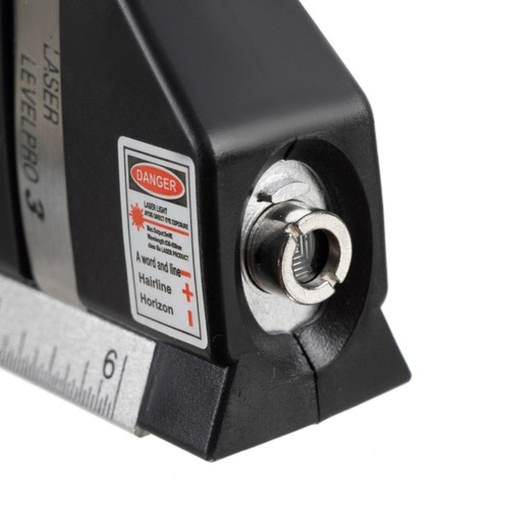 BIGSTREN Wasserwaage Bigstren Präzisions-Laser-Wasserwaage mit 250 cm Maßband, (Das Gerät ist eine Laser-Wasserwaage., Laser-Nivelliergerät für präzise Messungen und Ausrichtungen), Integriertes 250 cm Maßband für präzise Messungen.