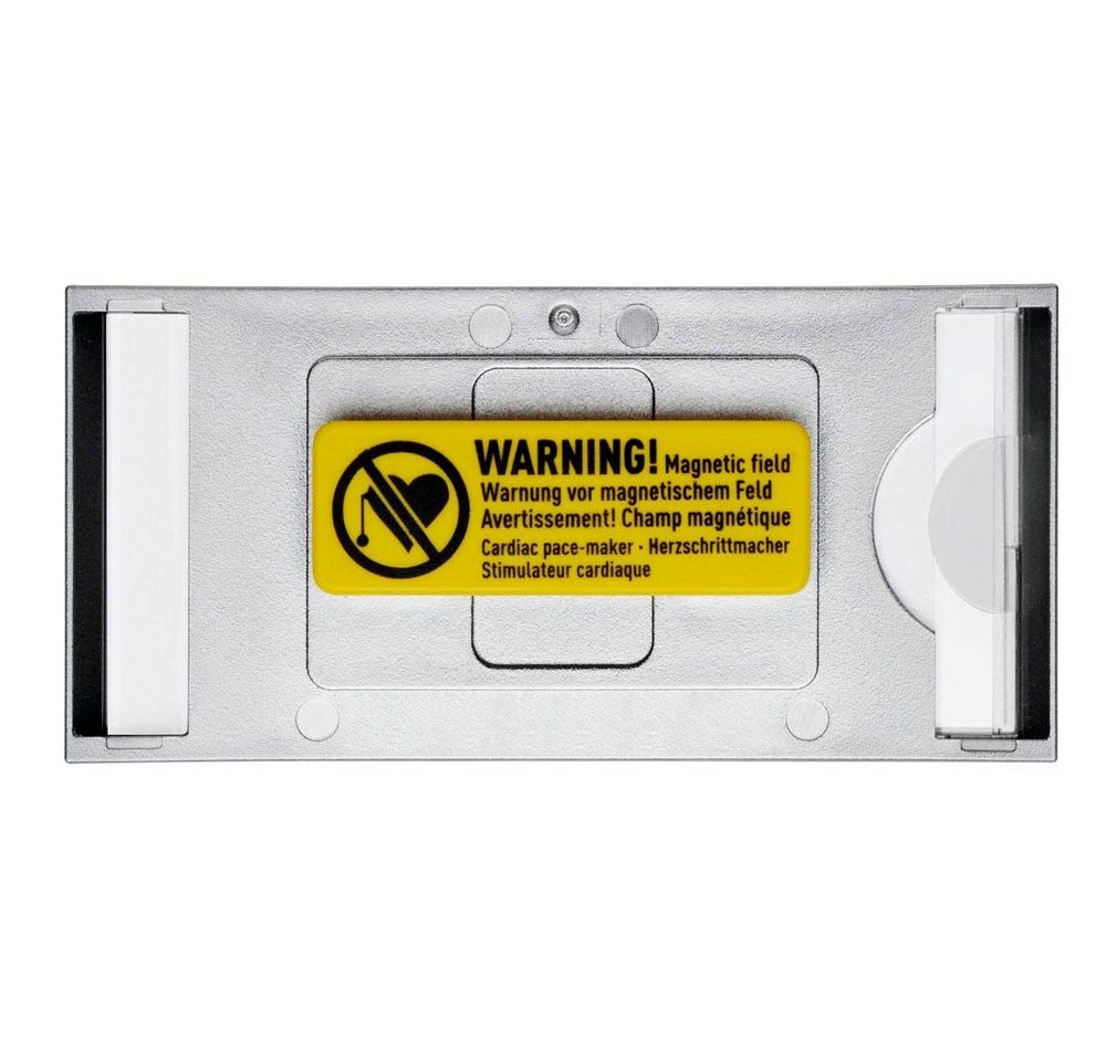Thumbnail - DURABLE Hinweisschild DURABLE Classic Namensschild Magnet 74x34mm alu - 10 Stück