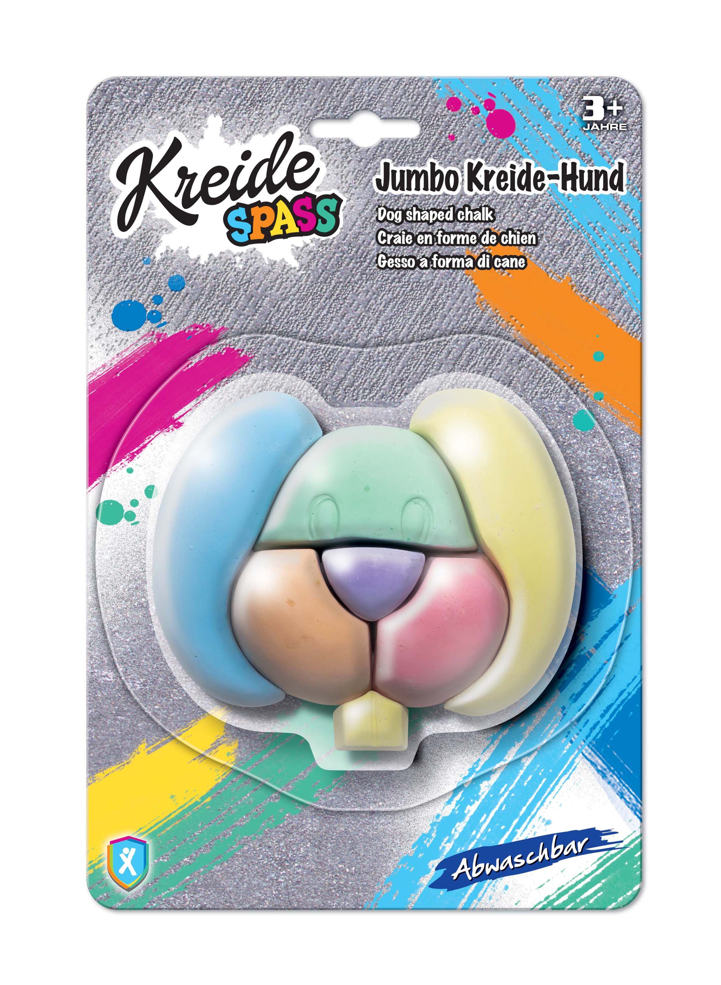 XTREM toys & sports Malkreide KREIDESPASS Jumbo Kreide-Hund
