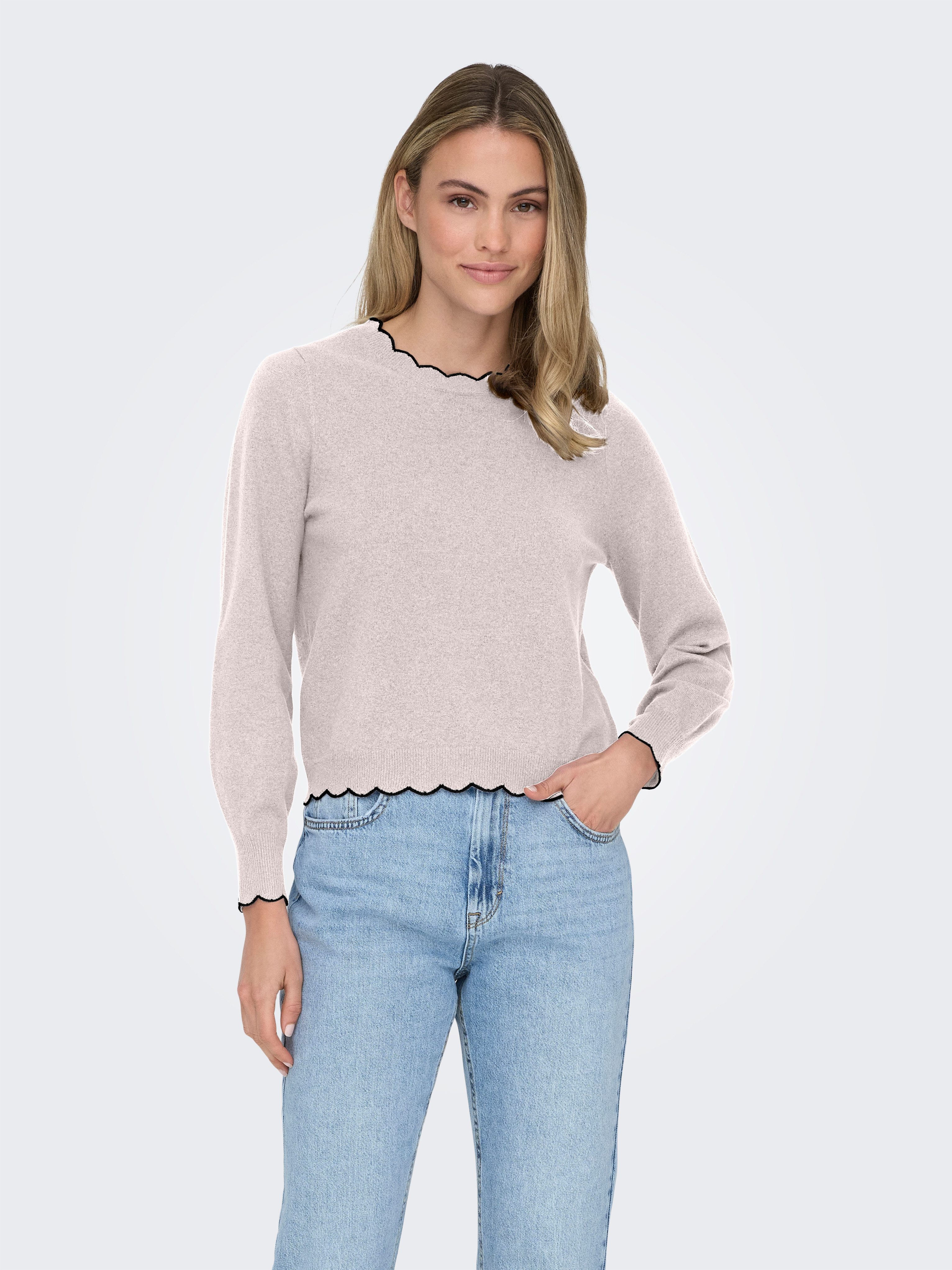 ONLY Strickpullover ONLAMA LIFE LS O-NECK günstig online kaufen