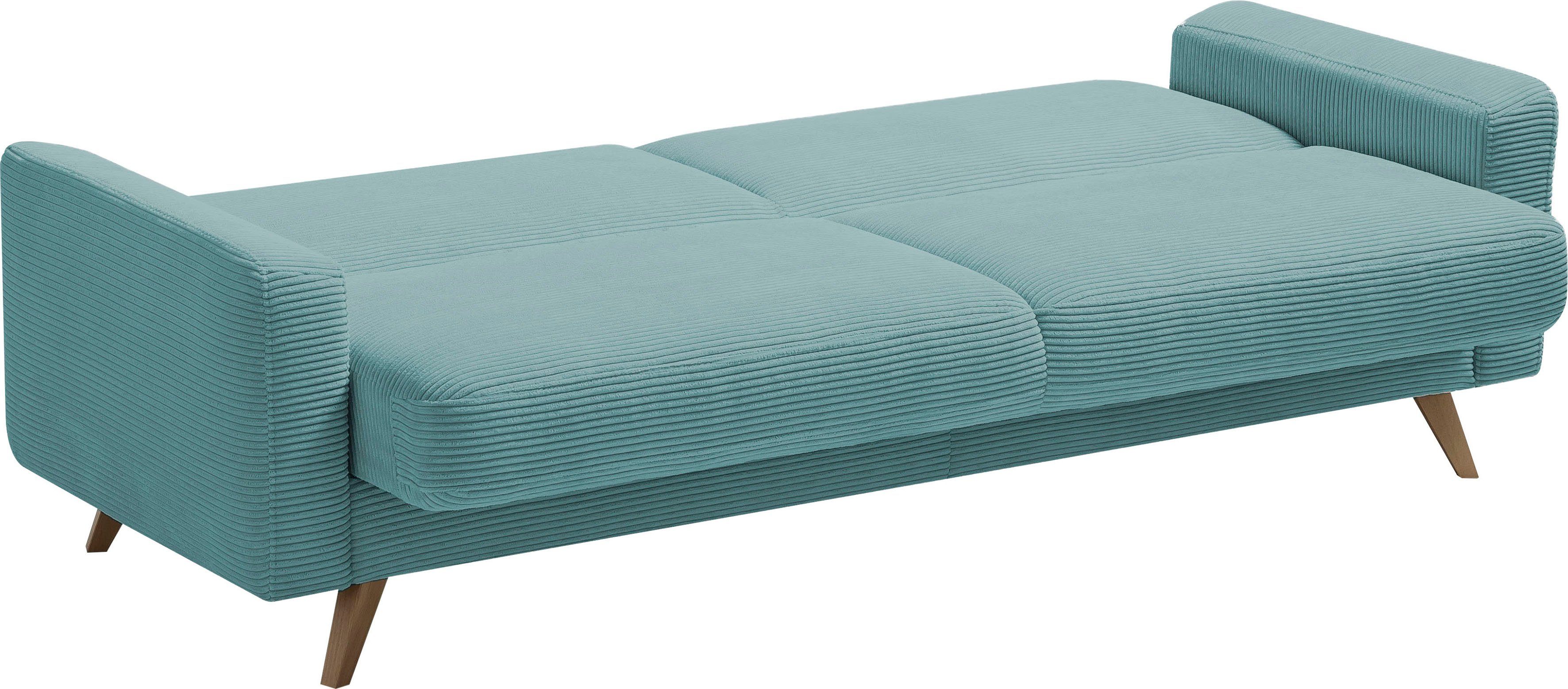 - und sky 3-Sitzer exxpo fashion Samso, Inklusive Bettkasten Bettfunktion sofa