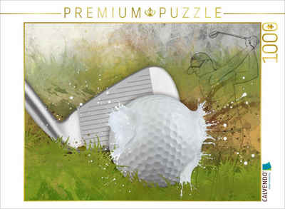 CALVENDO Puzzle »CALVENDO Puzzle SPORT trifft SPLASH - Golf 1000 Teile Lege-Größe 64 x 48 cm Foto-Puzzle Bild von Marion Krätschmer«, 1000 Puzzleteile