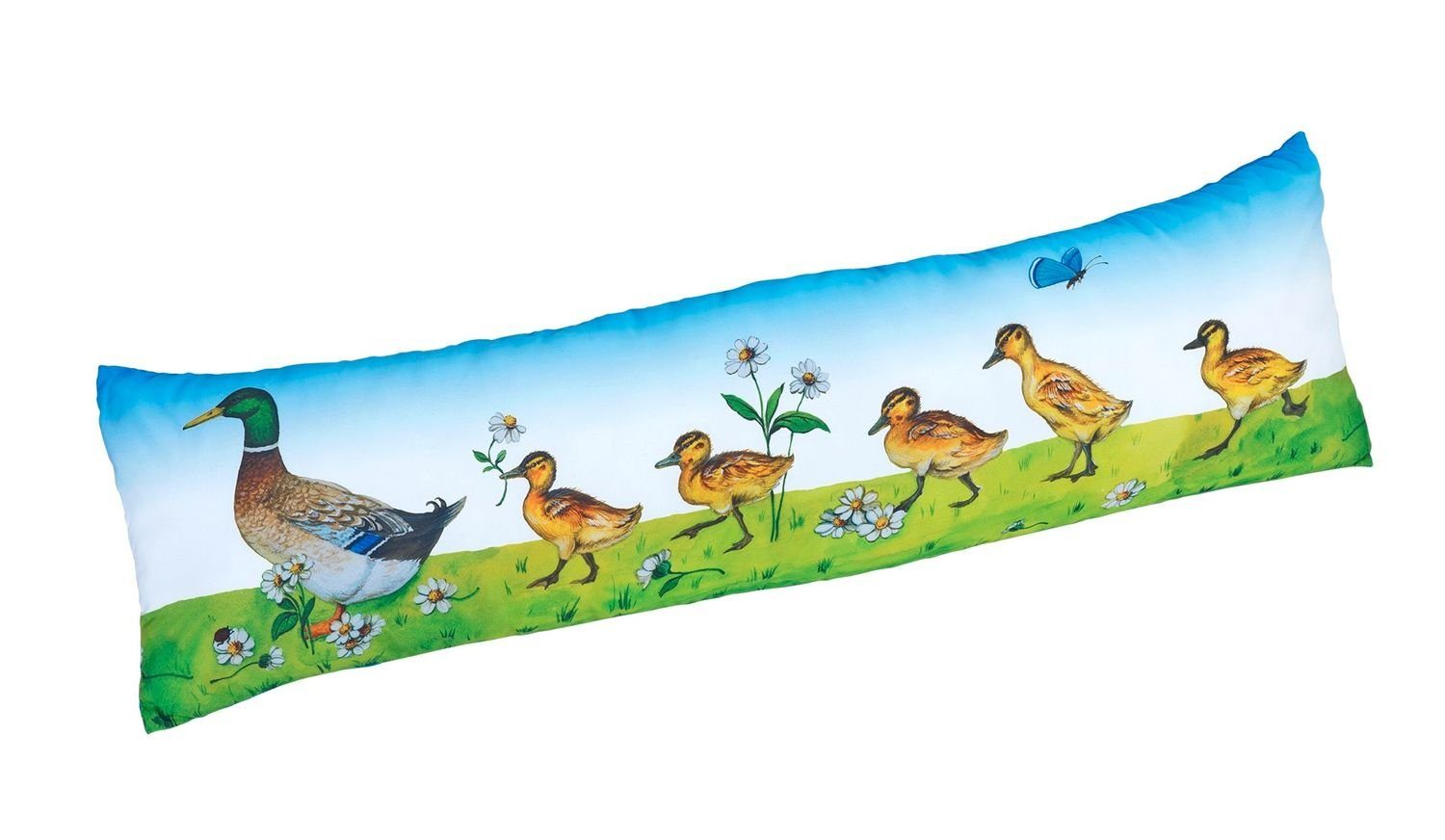 WENKO Zugluftstopper Zugluftrolle Windstopper Entenfamilie Türdichtung Türv günstig online kaufen