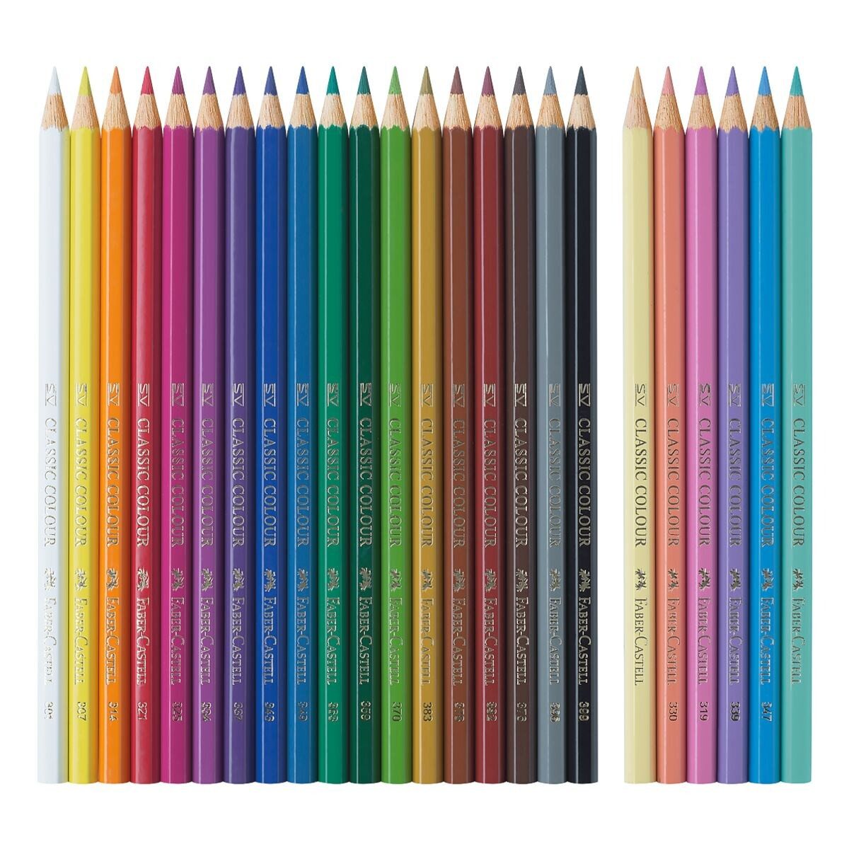 Faber-Castell Buntstift Classic Colour Einhorn Edition, (24-tlg), inkl. Einhorn Sticker