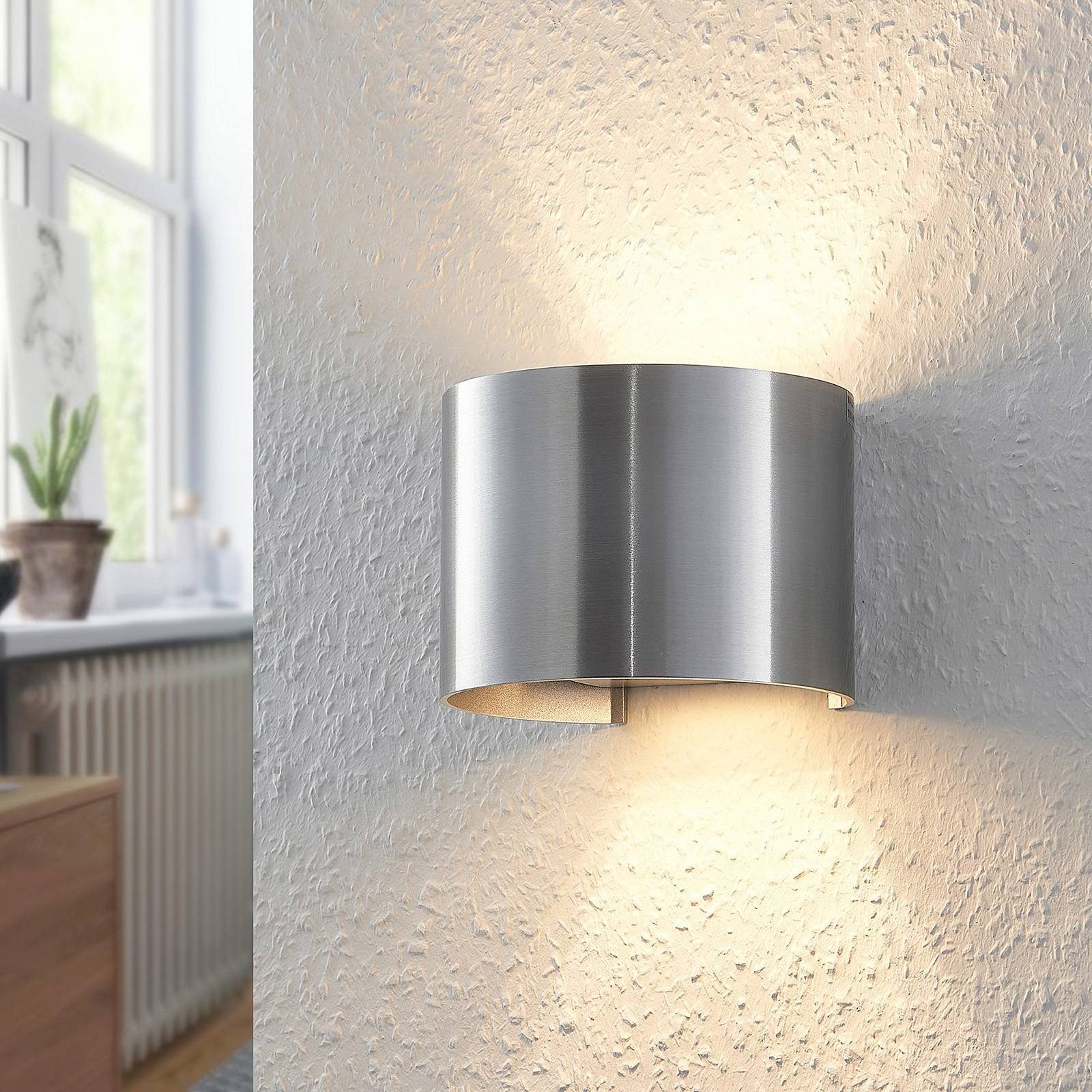 Arcchio Wandleuchte Zuzana, Metall, Alu IP20, 1 x 8 W LED