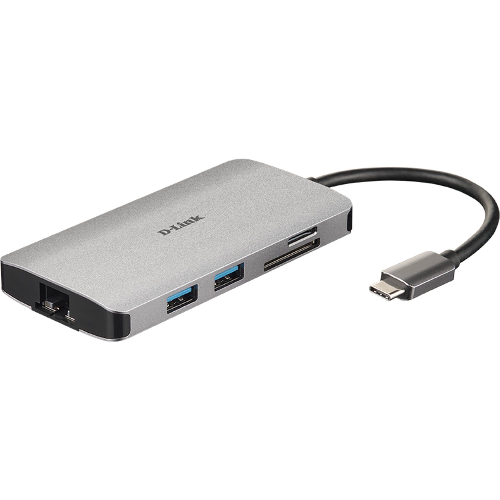 D-Link Laptop-Dockingstation DUB-M810 8‑In‑1 USB‑C Hub