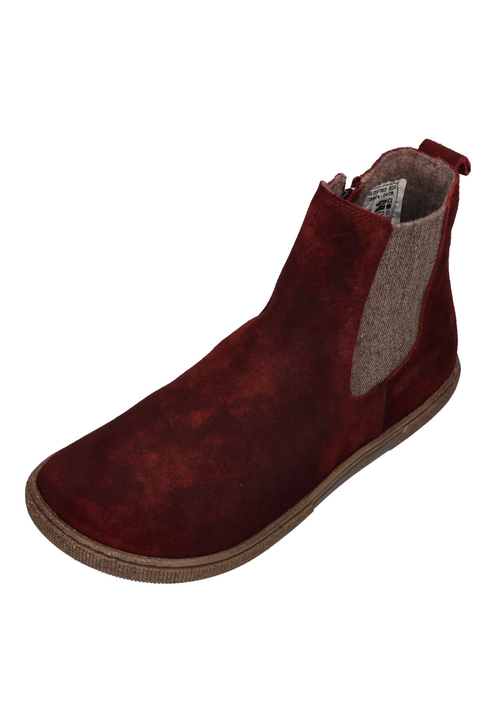 KOEL FILAS CLOUD WOOL Barfußschuh Bordo